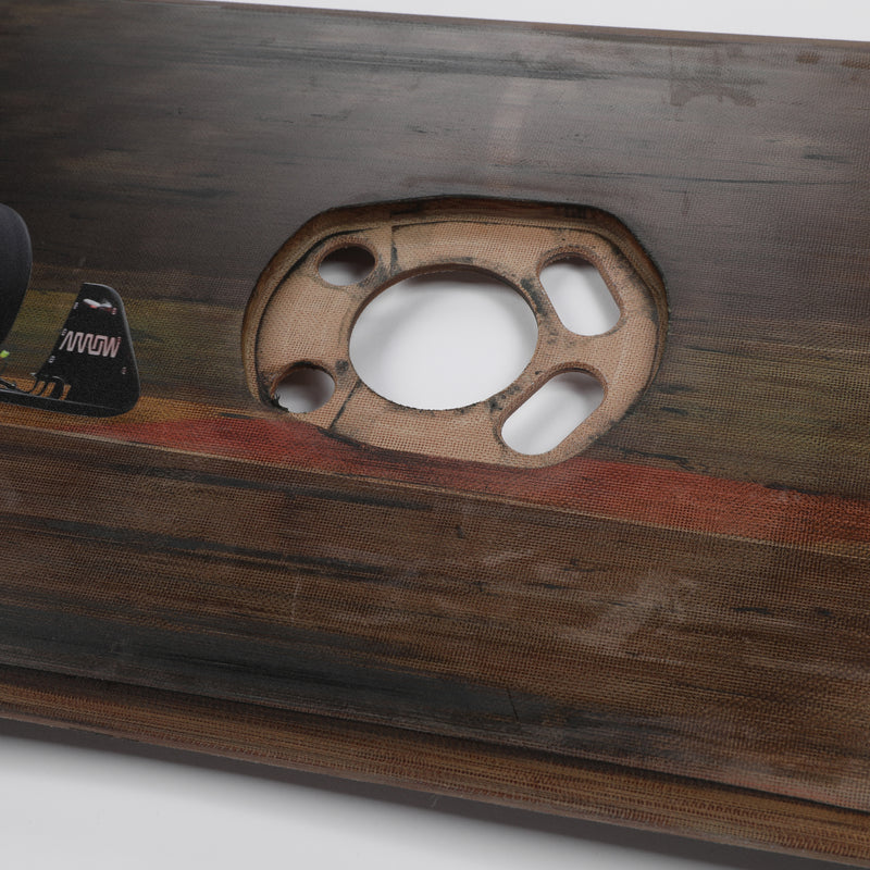 Oscar Piastri 2024 McLaren Formula One Team Grand Prix Used Rear Skid Plank Wall Art - Belgian GP