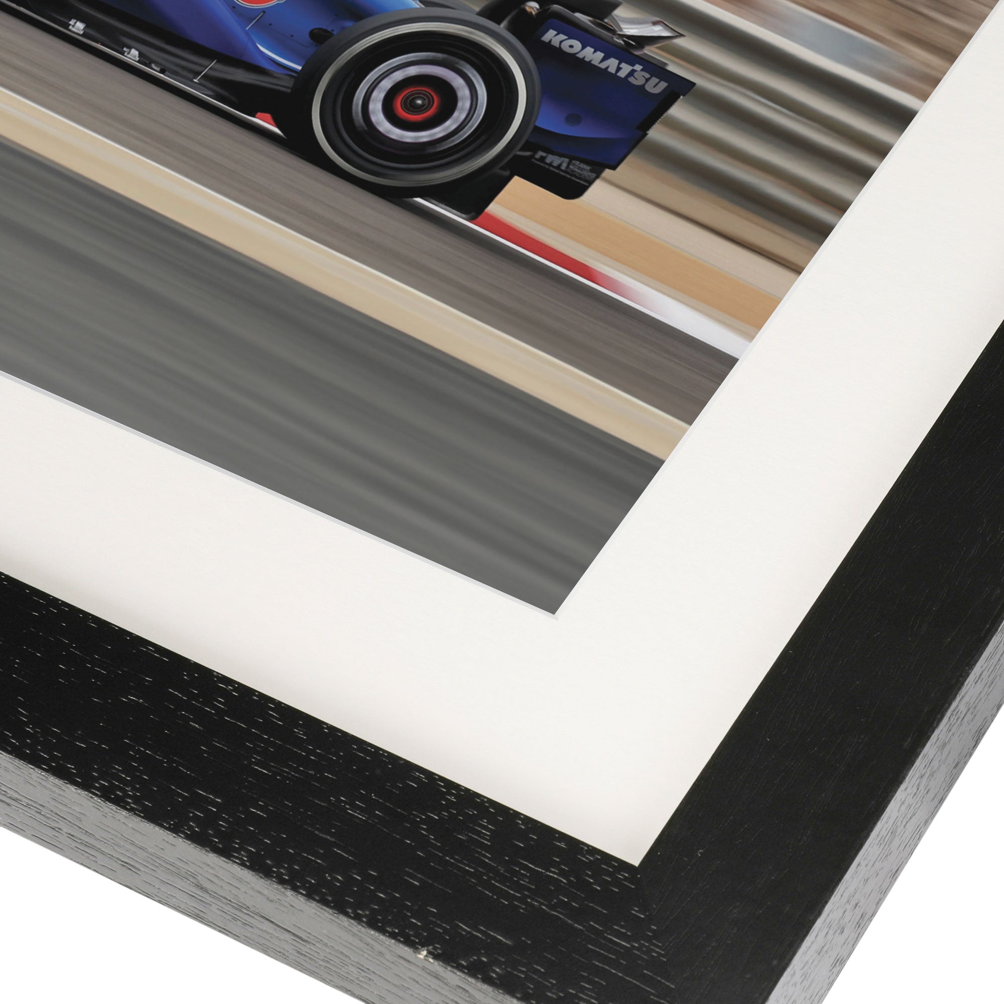 Carlos Sainz 2025 Atlassian Williams Racing Frame Print - Pre-Season Testing