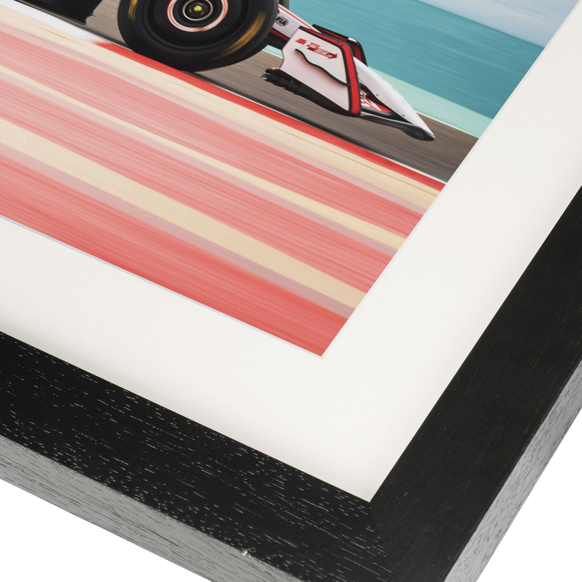 Oliver Bearman 2025 MoneyGram Haas F1 Team Frame Print - Pre-Season Testing