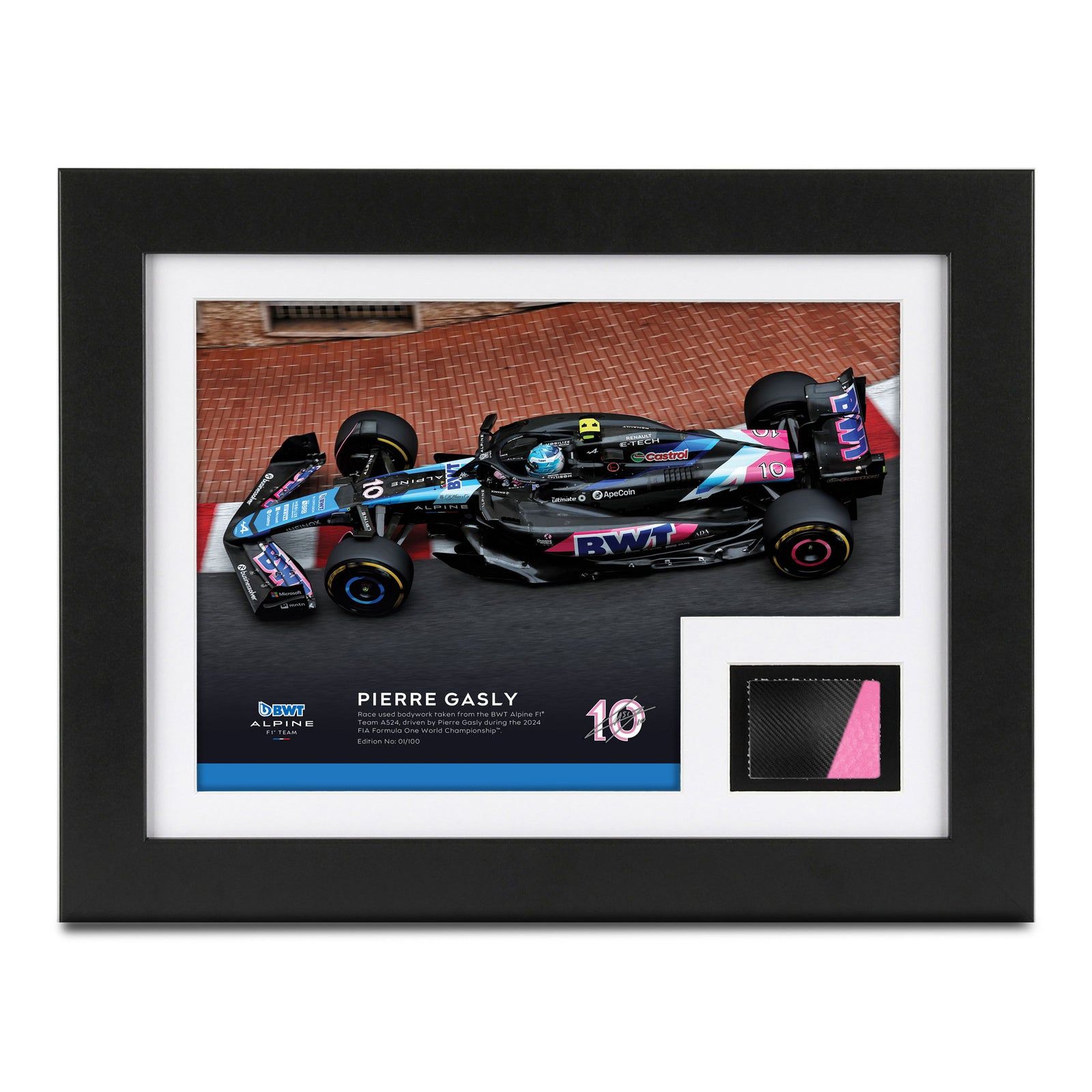 Pierre Gasly 2024 Bodywork & Photo - Limited Edition