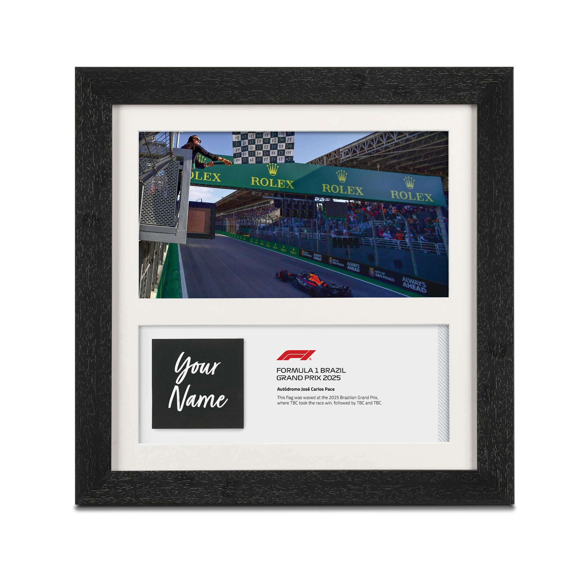 Own the Chequered Flag - 2025 Sao Paulo Grand Prix