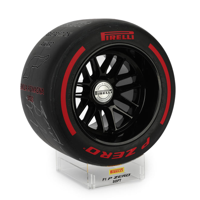 LOT 010 - (Sold by Private Treaty) - Emilia Romagna Grand Prix Pirelli Pole Position Award Signed By The 2023 Drivers