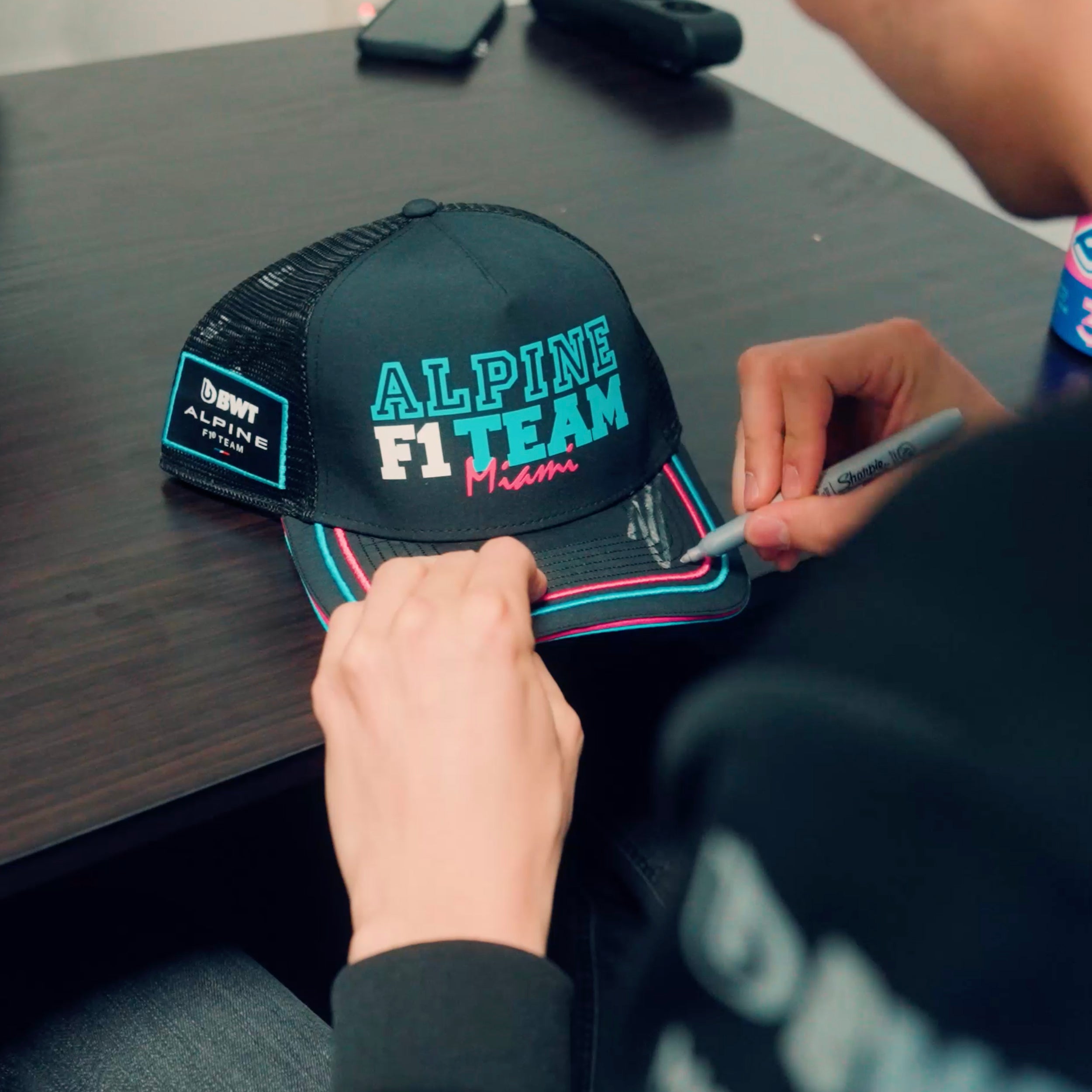 Esteban Ocon 2023 Signed BWT Alpine F1 Team Cap – Miami GP