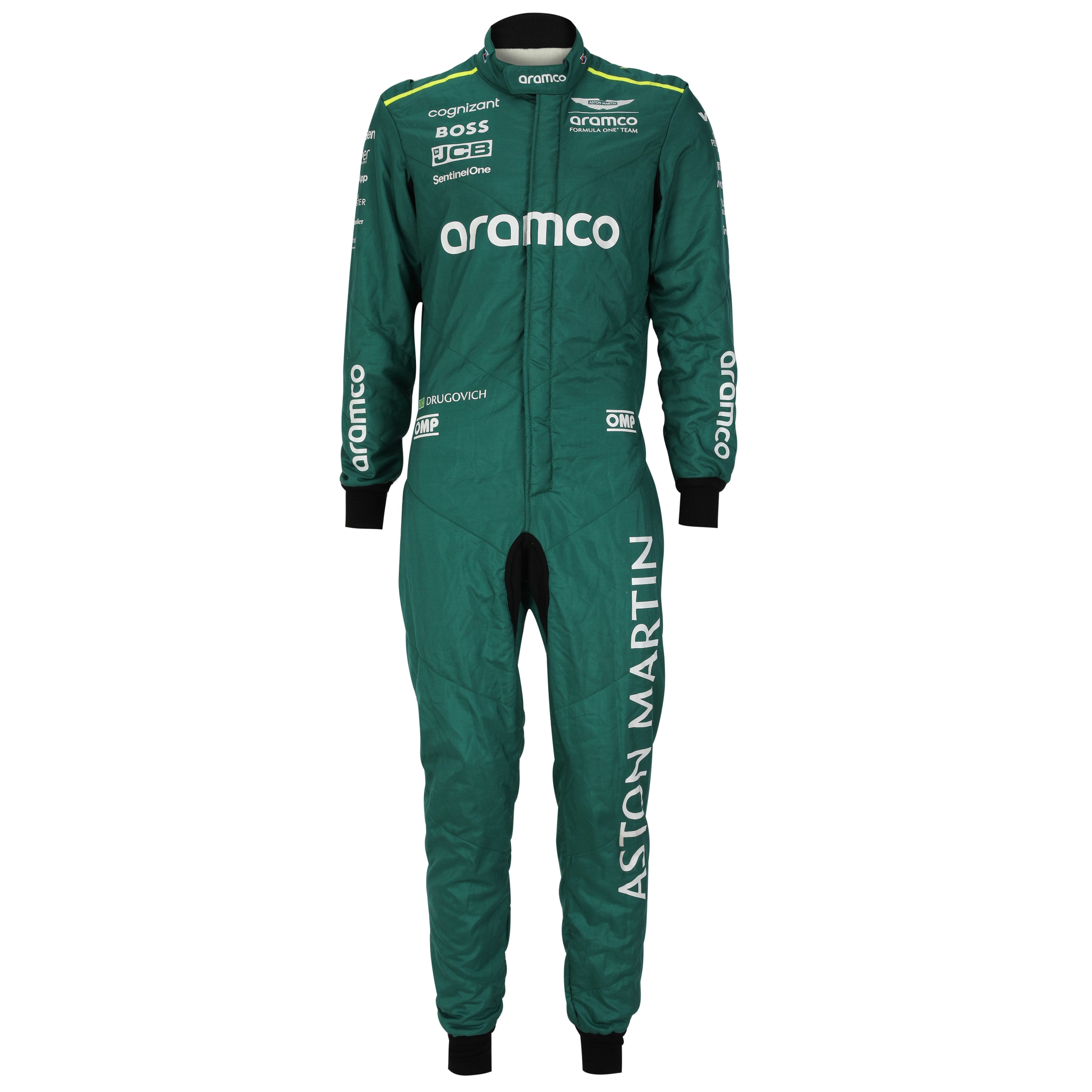 Felipe Drugovich 2024 Aston Martin Aramco Formula One Team Grand Prix Used Suit