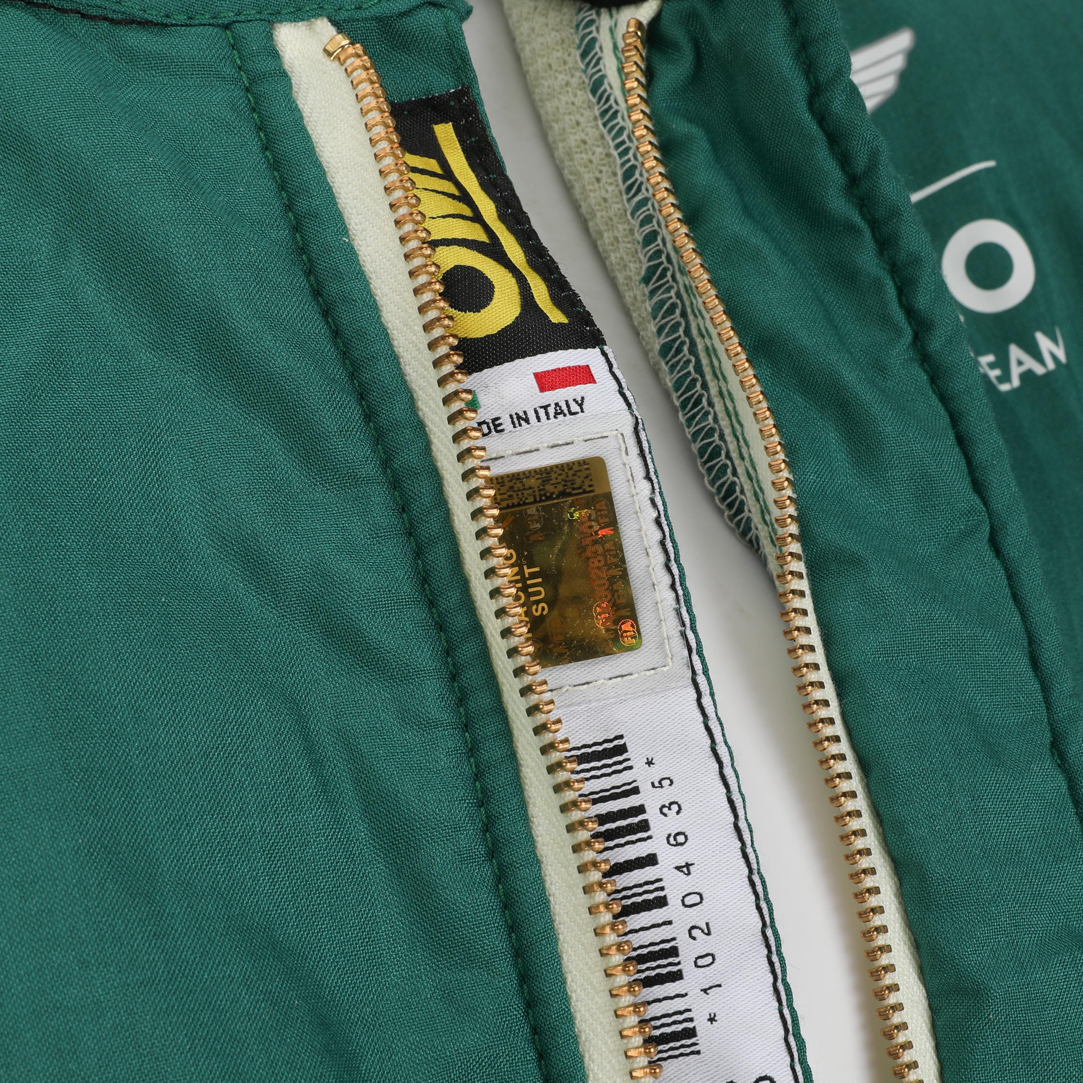 Felipe Drugovich 2024 Aston Martin Aramco Formula One Team Grand Prix Used Suit