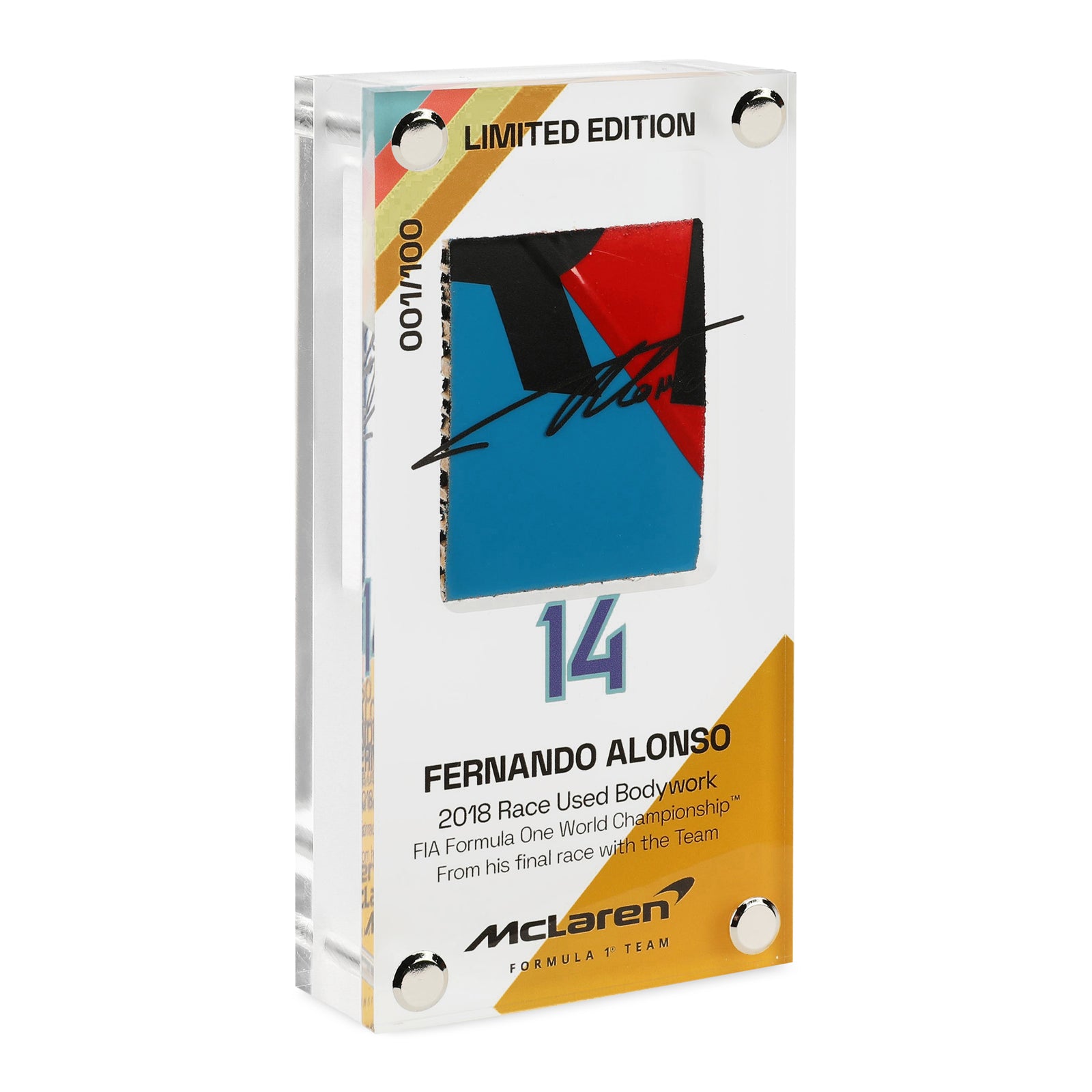 Fernando Alonso 2018 McLaren Bodywork in Acrylic