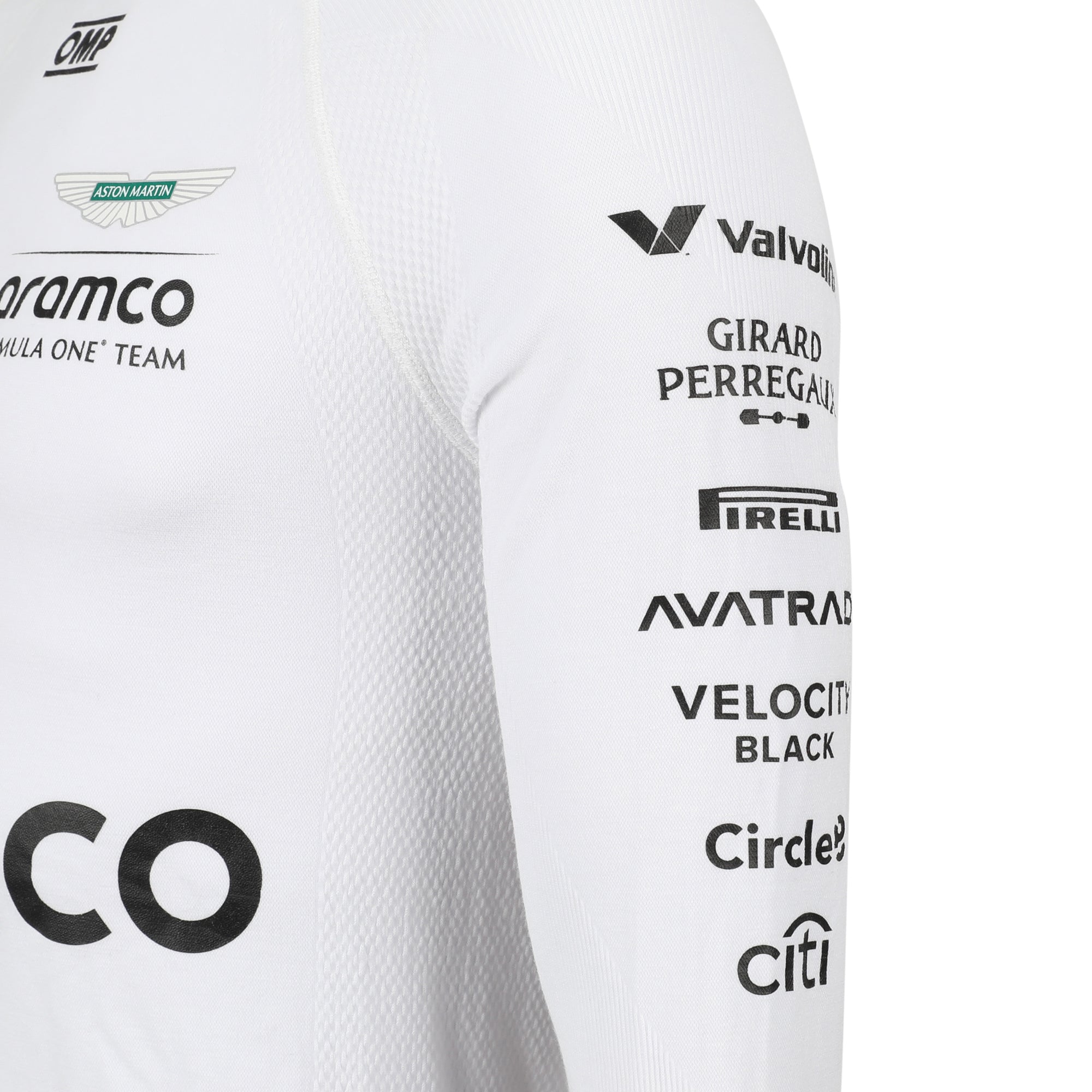 Fernando Alonso Un-Signed 2024 Aston Martin Aramco Formula One Team Grand Prix Used Nomex - White
