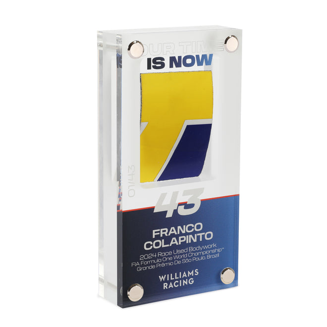 Limited Edition Franco Colapinto 2024 Williams Racing Bodywork in Acrylic - São Paulo GP