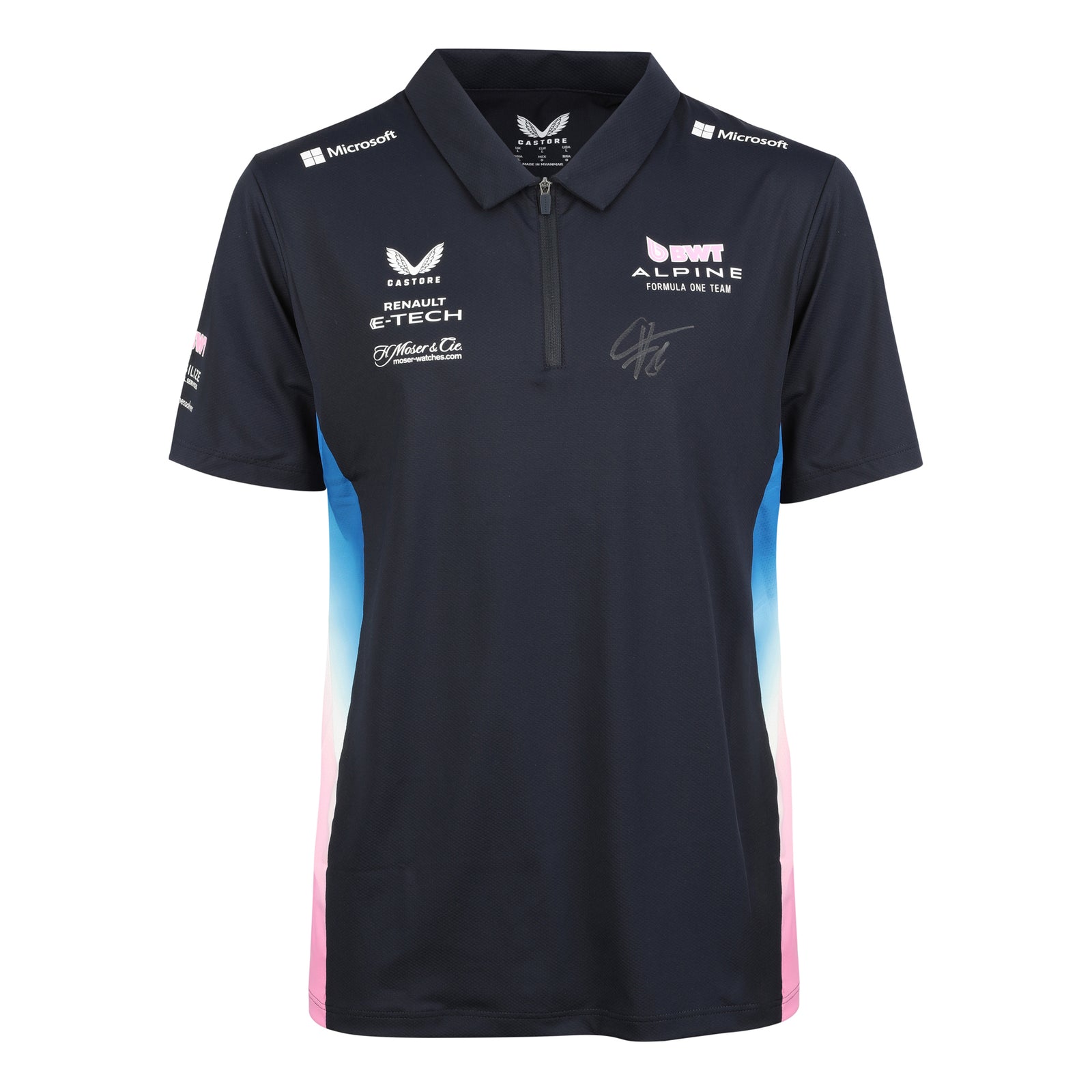 Franco Colapinto 2025 Signed BWT Alpine Formula One® Team Polo Shirt