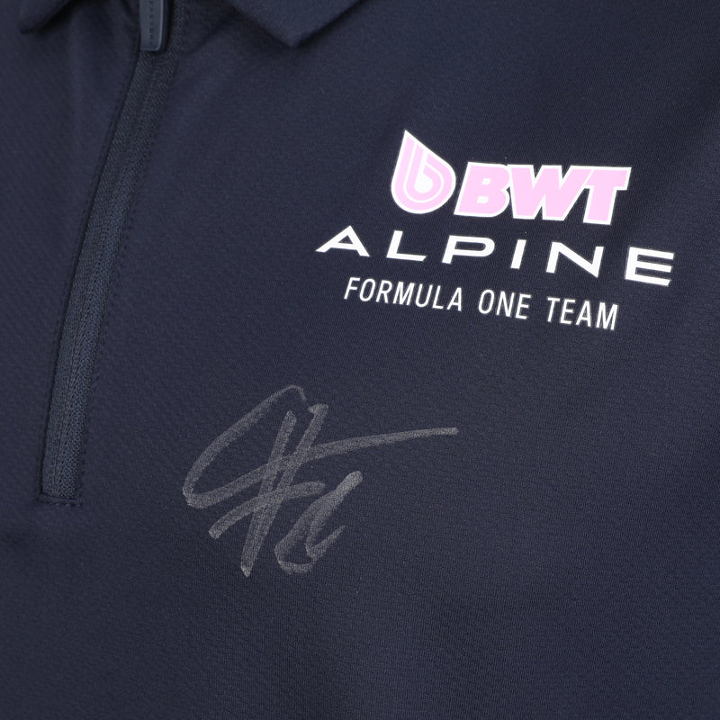 Franco Colapinto 2025 Signed BWT Alpine Formula One® Team Polo Shirt