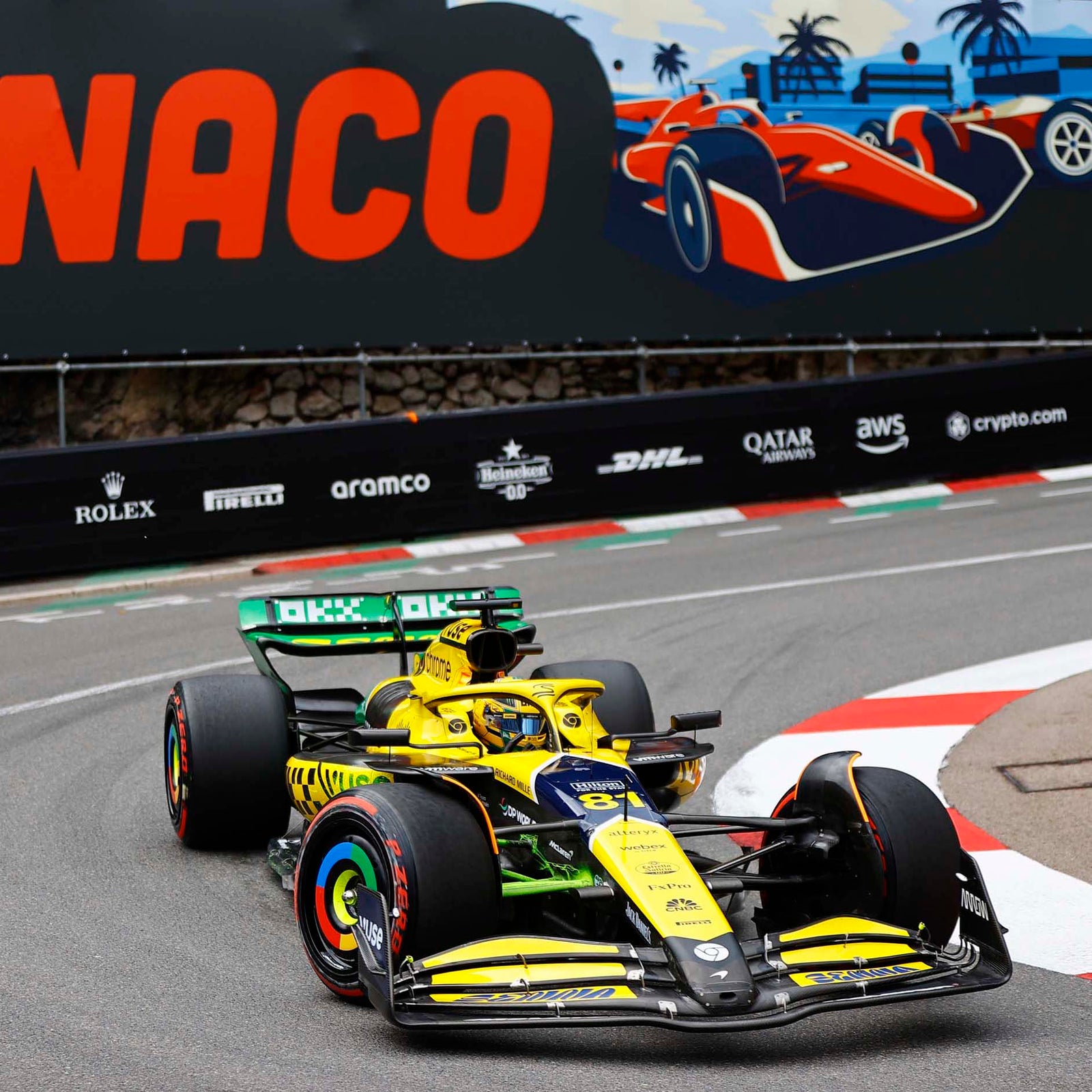 Limited Edition Oscar Piastri 2024 McLaren MCL38 1:8 Scale Model – Monaco GP