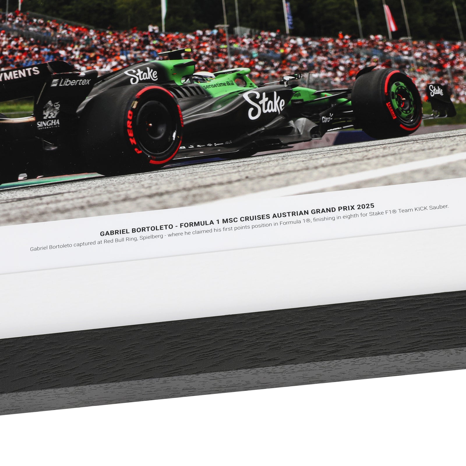 Gabriel Bortoleto 2025 Signed Print - Austrian GP