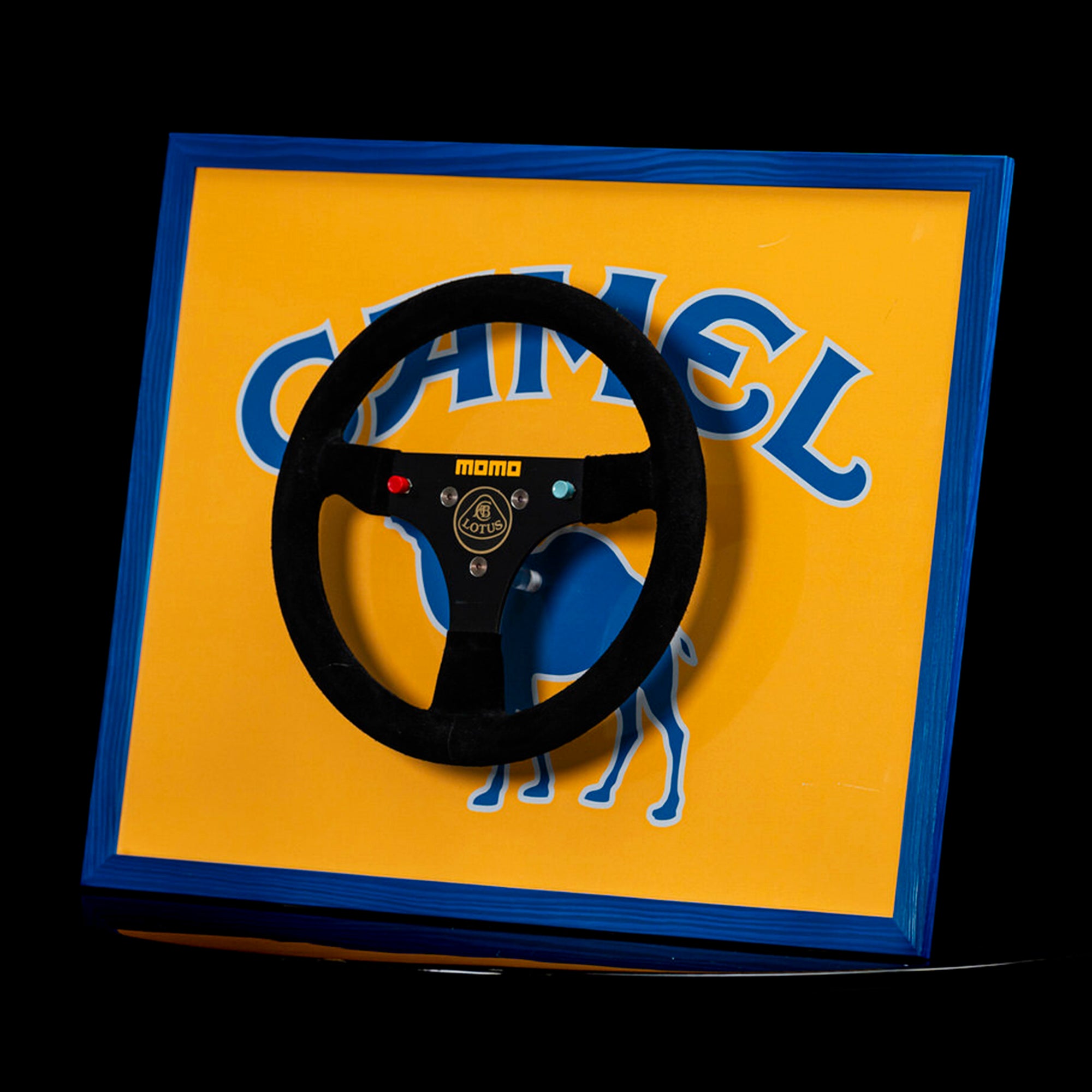 Ayrton Senna Camel Team Lotus Honda Replica Steering Wheel – 1987 Formula One Season