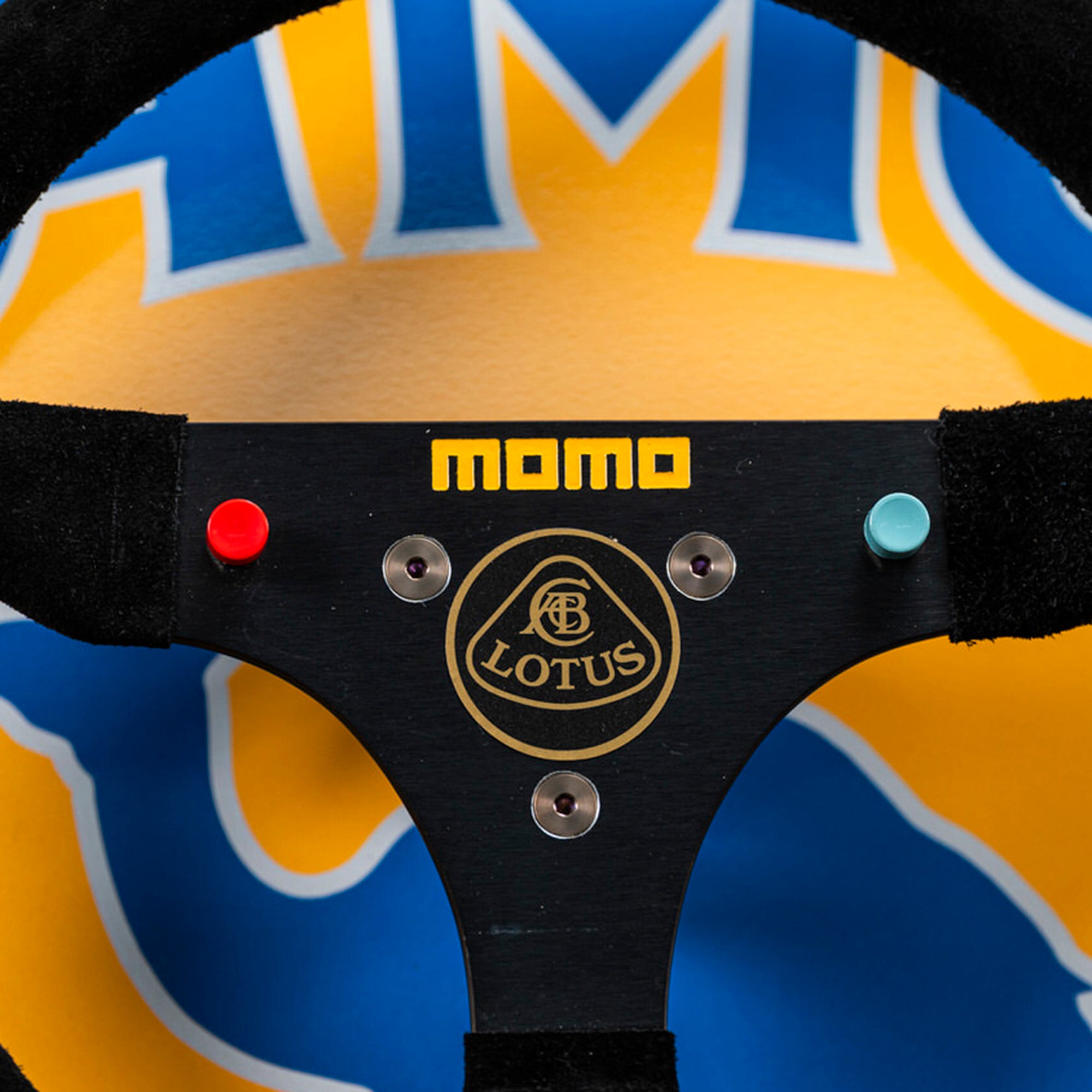 Ayrton Senna Camel Team Lotus Honda Replica Steering Wheel – 1987 Formula One Season