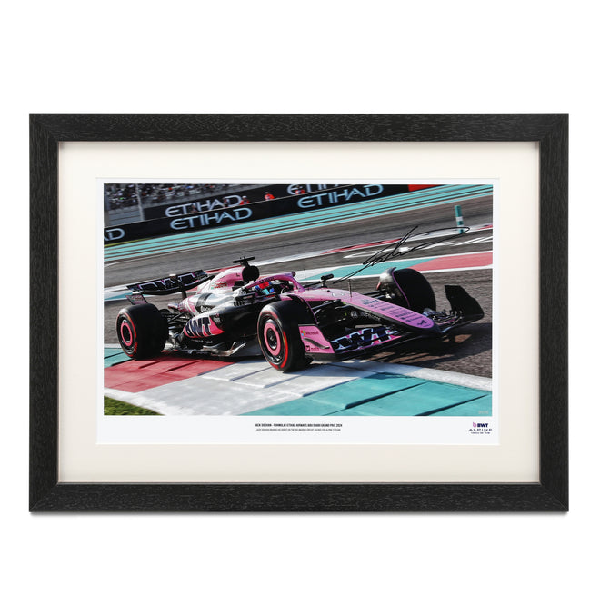 Jack Doohan Signed 2024 BWT Alpine F1 Team Signed Photo - Abu Dhabi GP