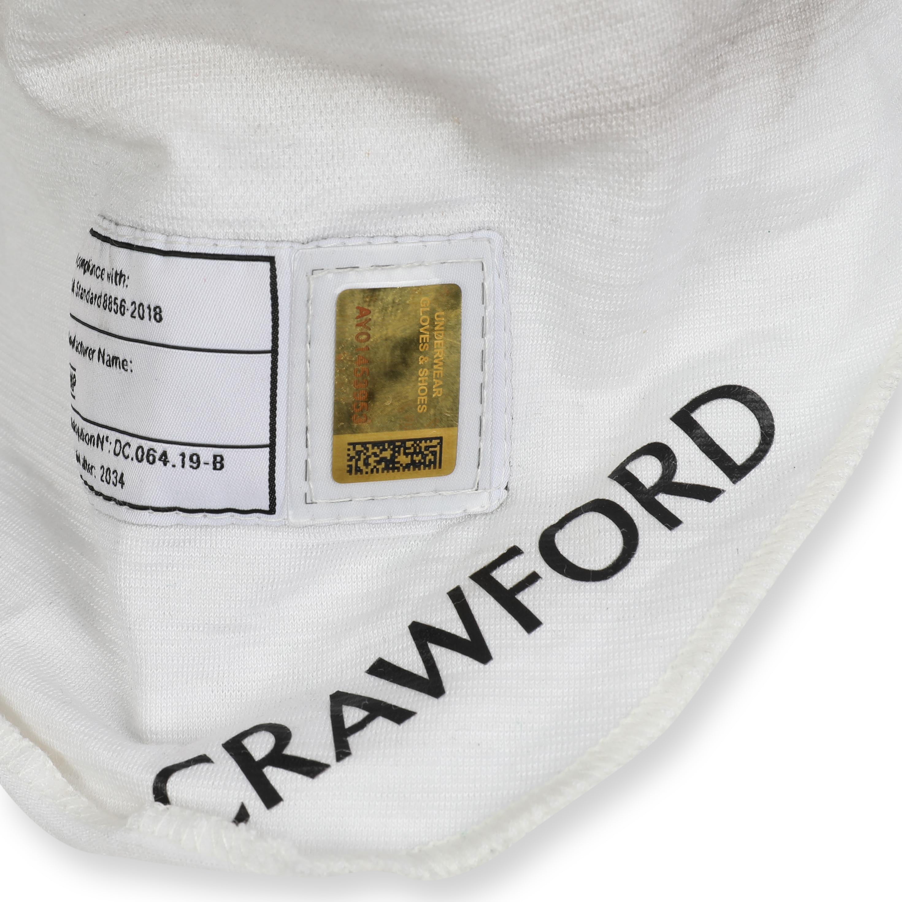 Jak Crawford Un-Signed 2024 Season Used Aston Martin Aramco Formula One Team Balaclava