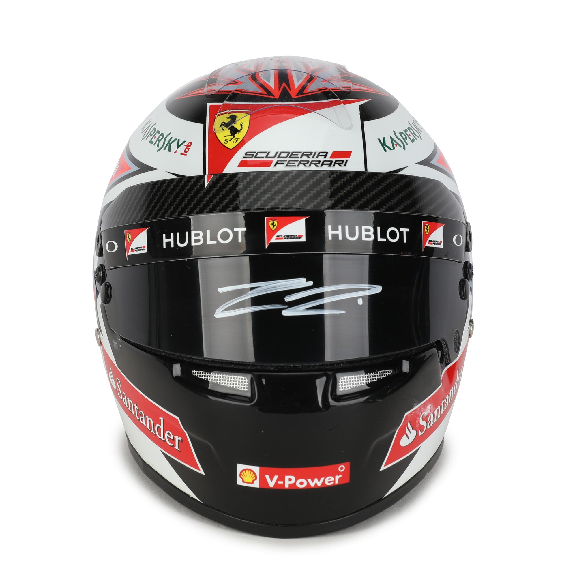 Kimi Raikkonen Ferrari 2015 Signed 1:2 Scale Helmet