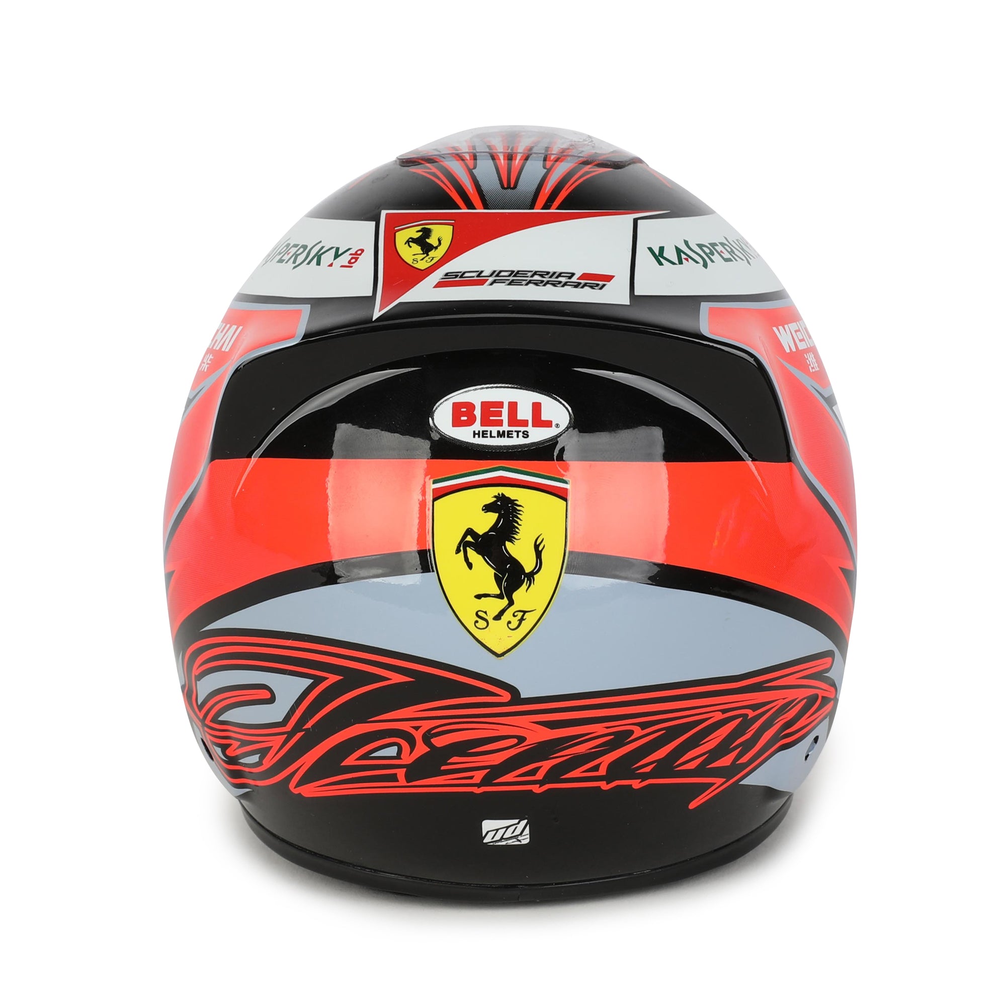 Kimi Raikkonen Ferrari 2015 Signed 1:2 Scale Helmet