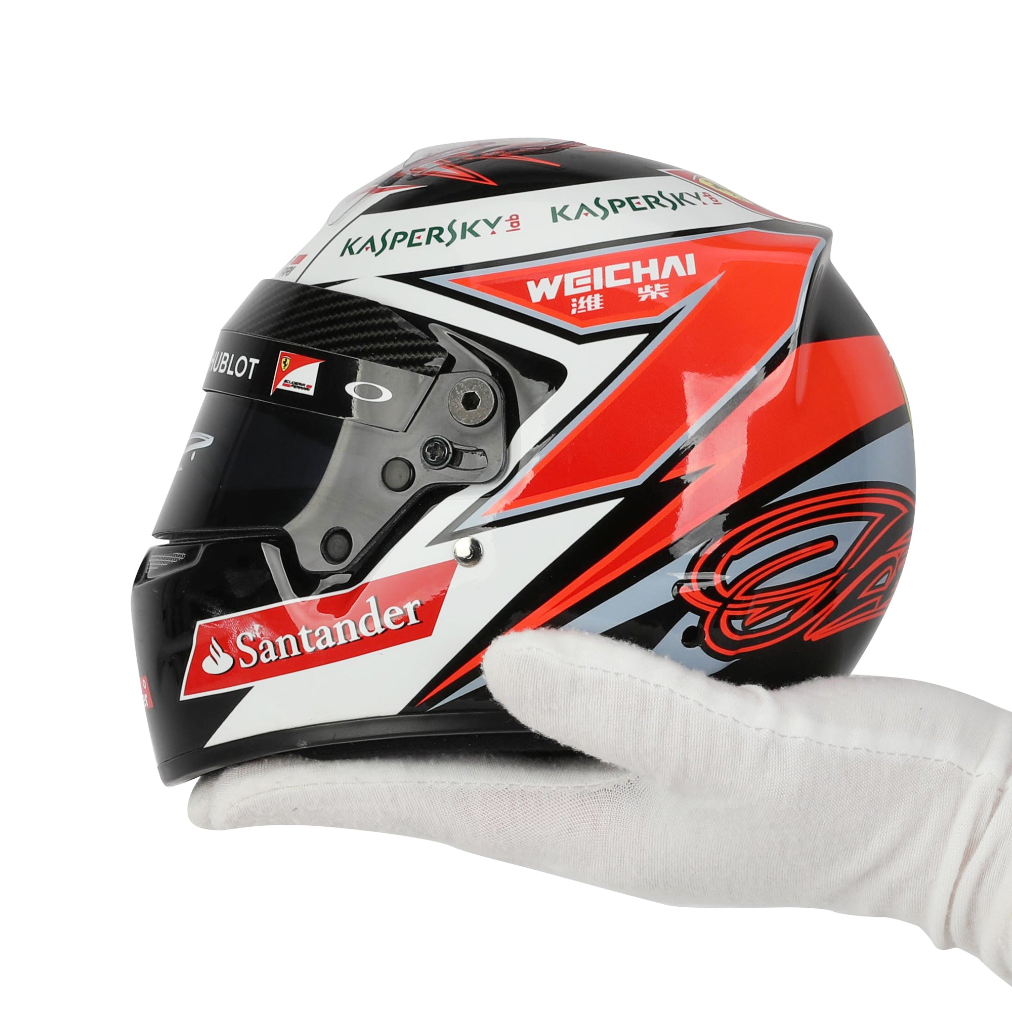 Kimi Raikkonen Ferrari 2015 Signed 1:2 Scale Helmet