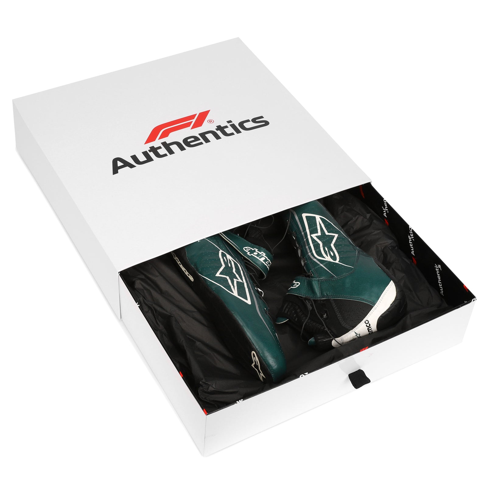 Lance Stroll 2022 Aston Martin Aramco Formula One Team Replica Race Boots