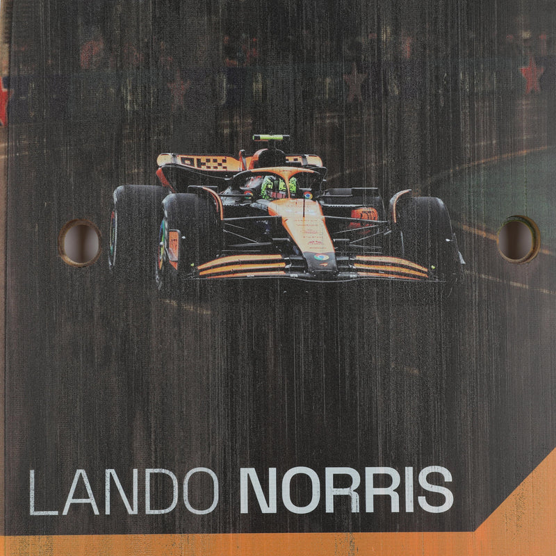 Lando Norris 2024 McLaren Formula One Team Grand Prix Used Front Skid Plank Wall Art - Australian GP