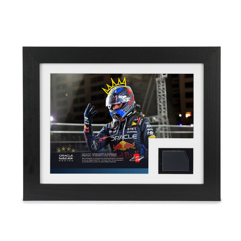 Max Verstappen 2024 'World Champion' Oracle Red Bull Racing Replica Bodywork & Photo