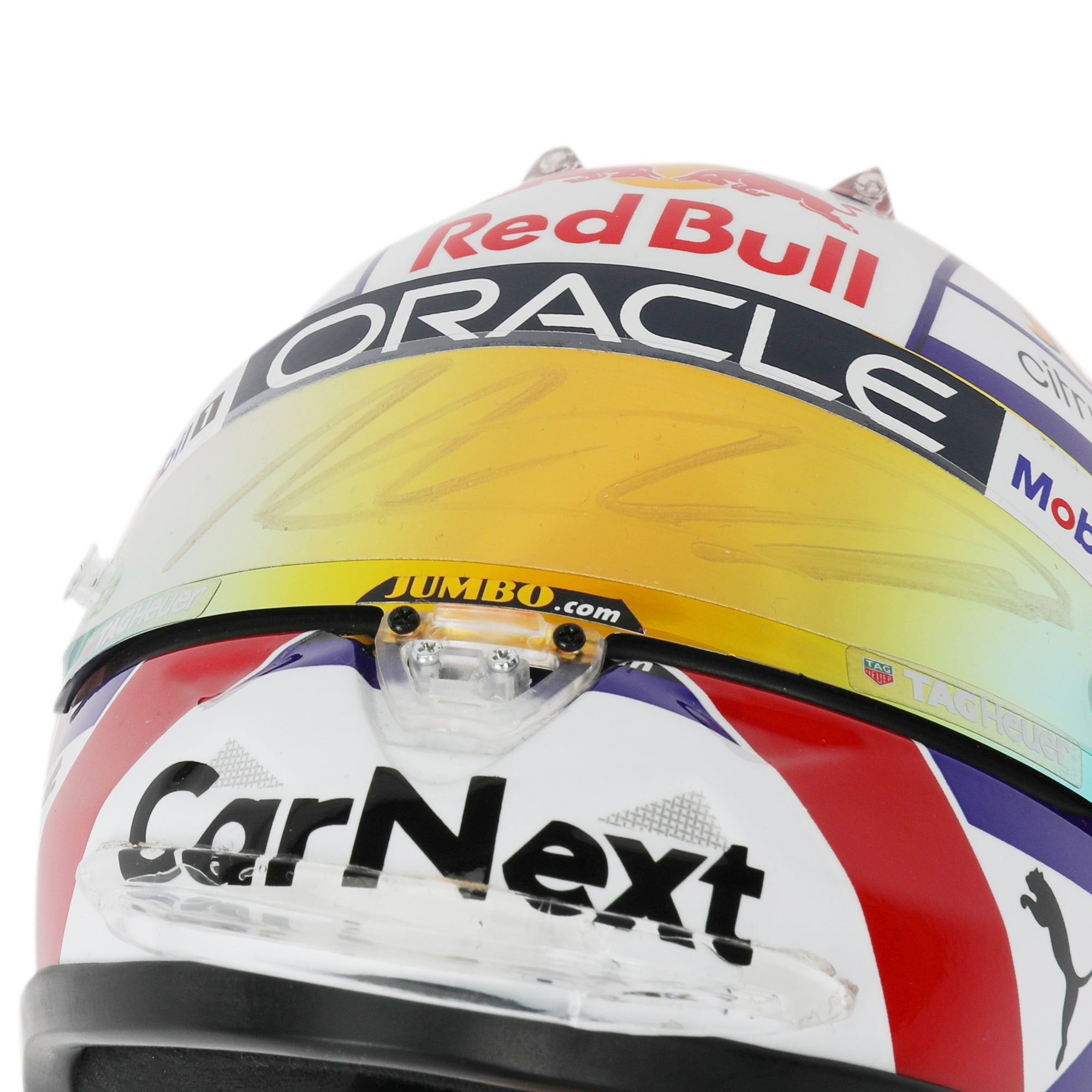Max Verstappen 2022 Signed Red Bull Racing 1:2 Scale Helmet - Dutch GP