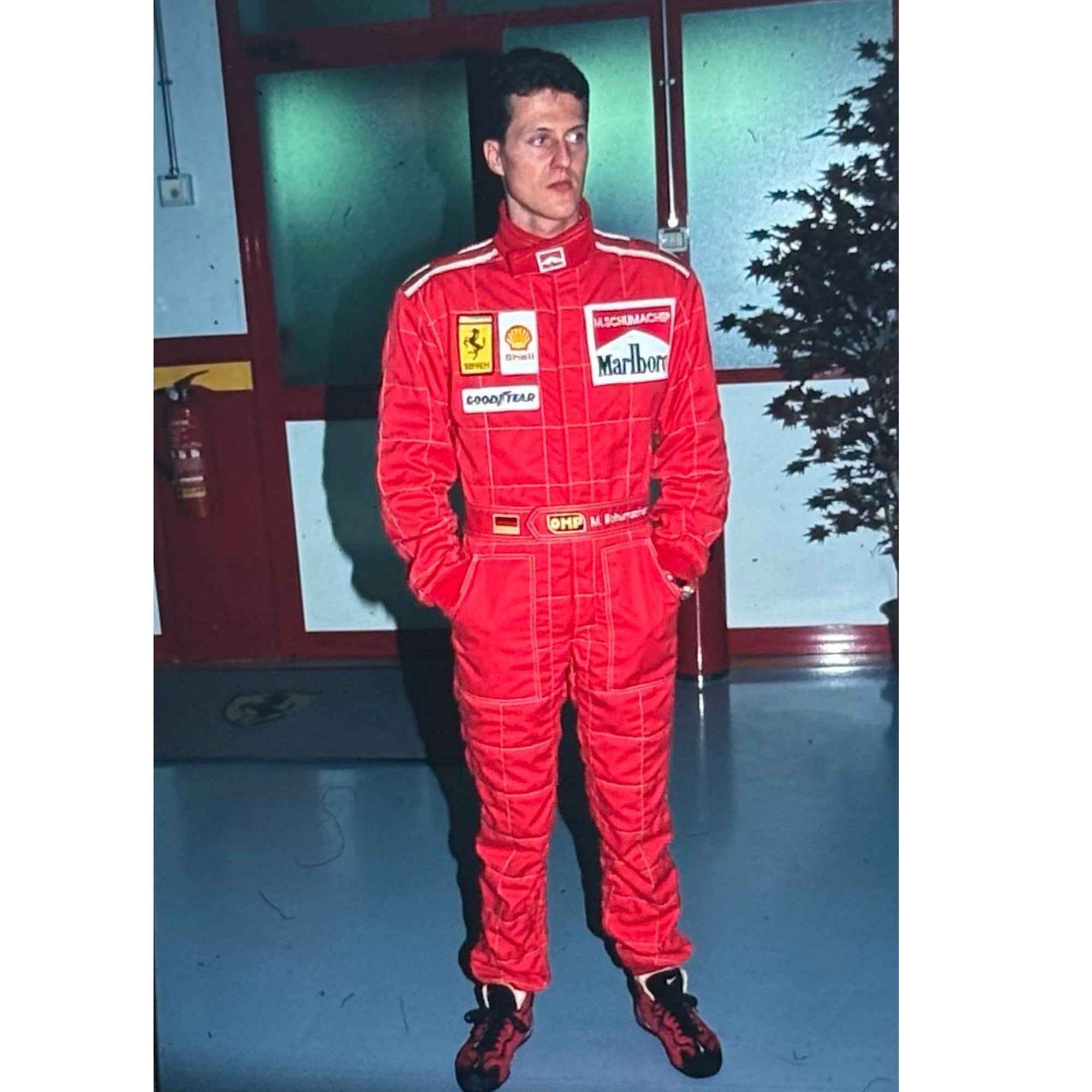 Michael Schumacher Test Used Suit from Fiorano – 1996 Formula One Season