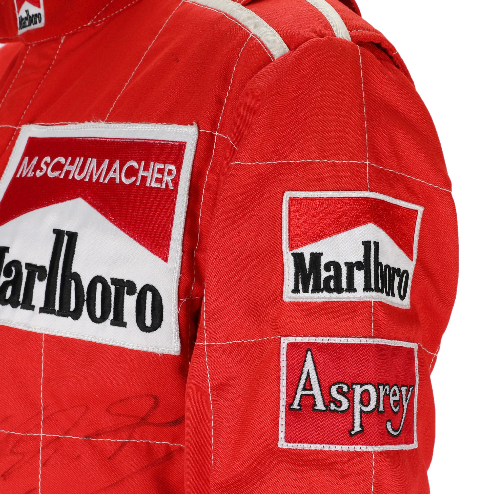Michael Schumacher Test Used Suit from Fiorano – 1996 Formula One Season