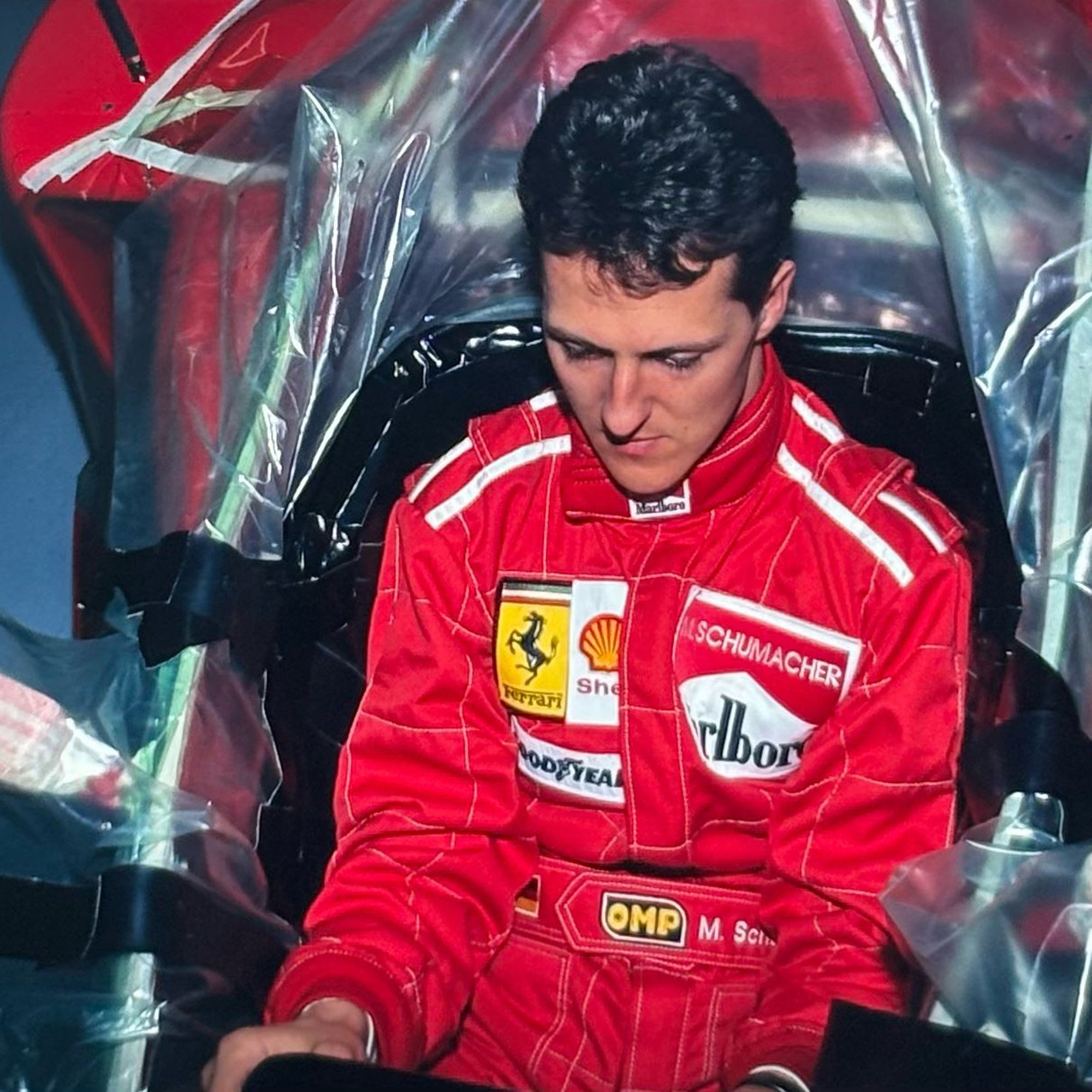Michael Schumacher Test Used Suit from Fiorano – 1996 Formula One Season