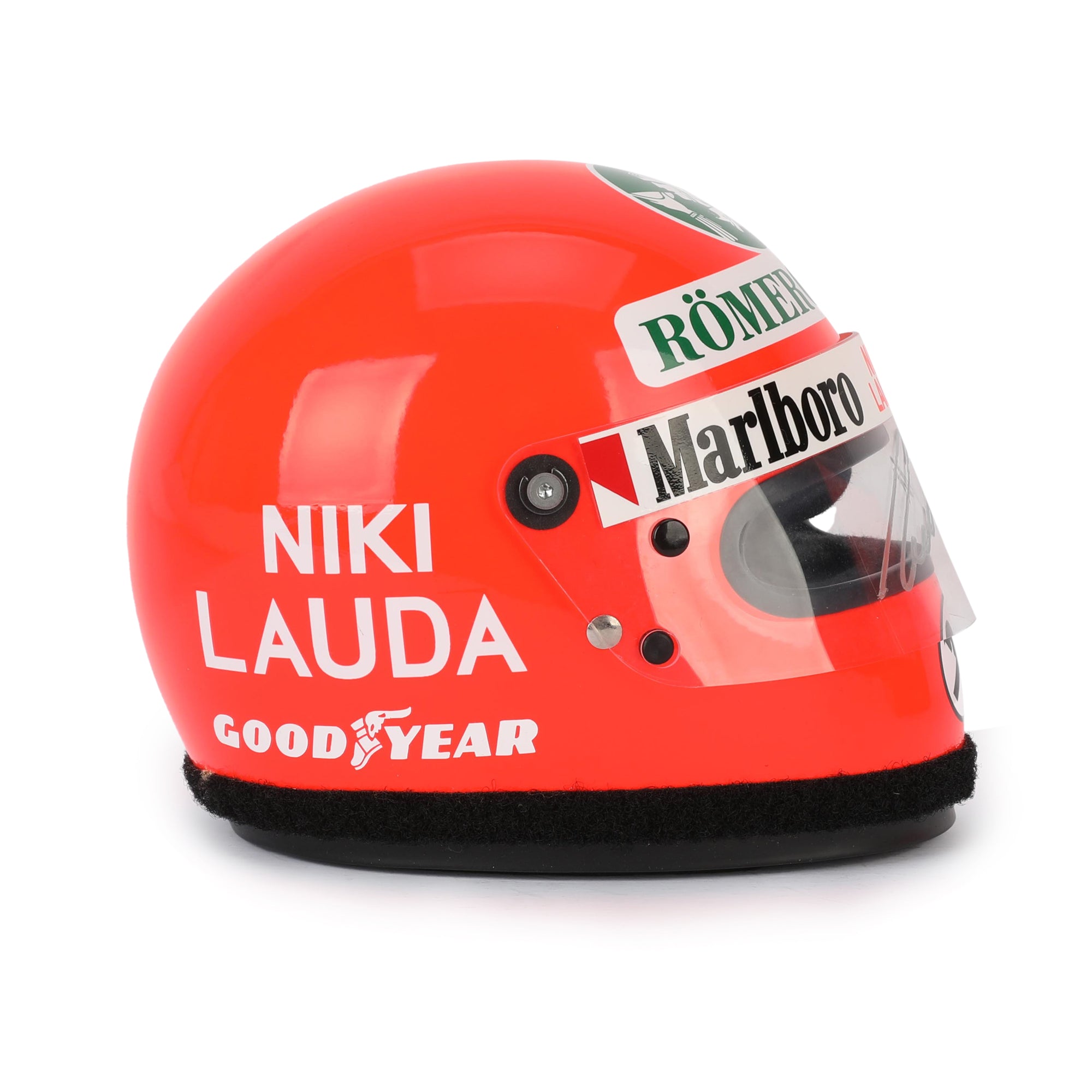 Niki Lauda 1976 Signed Replica 1.2 Scale Helmet