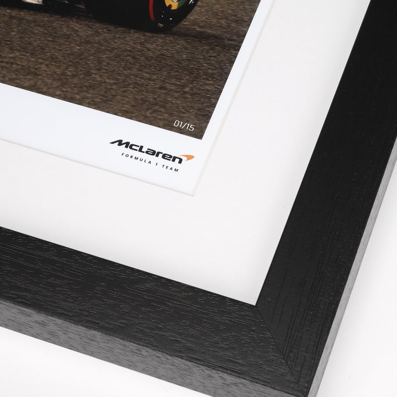 Limited Edition Oscar Piastri 2025 McLaren F1 Team Signed Photo - Bahrain GP