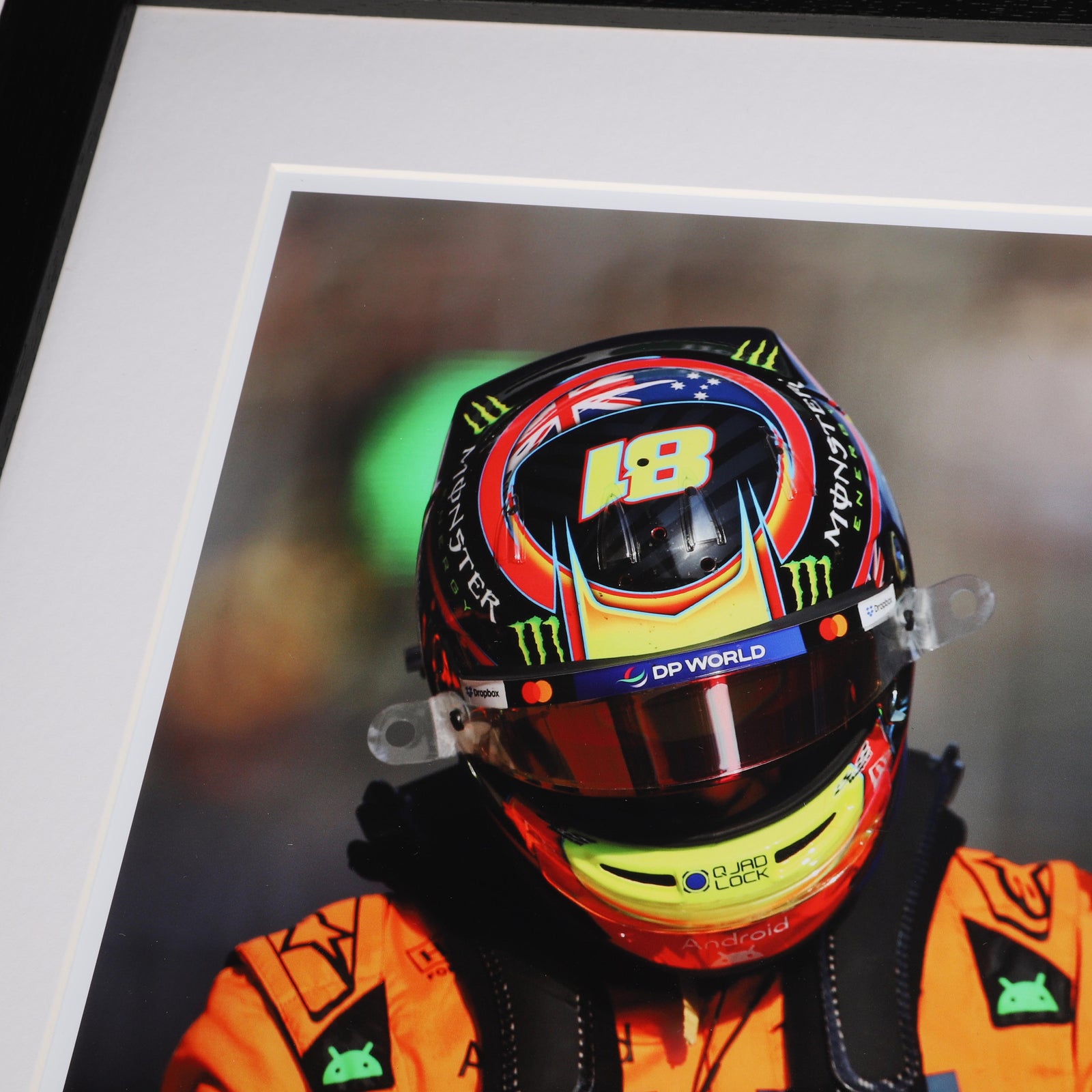 Limited Edition Oscar Piastri 2025 McLaren F1 Team Signed Photo - Chinese GP