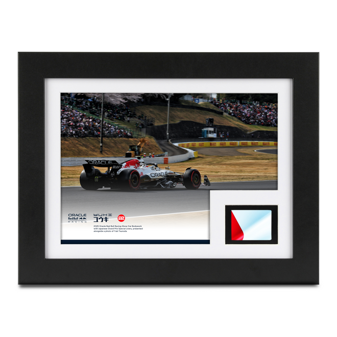 Yuki Tsunoda 2025 Oracle Red Bull Racing Replica Bodywork and Photo - Japanese GP Edition