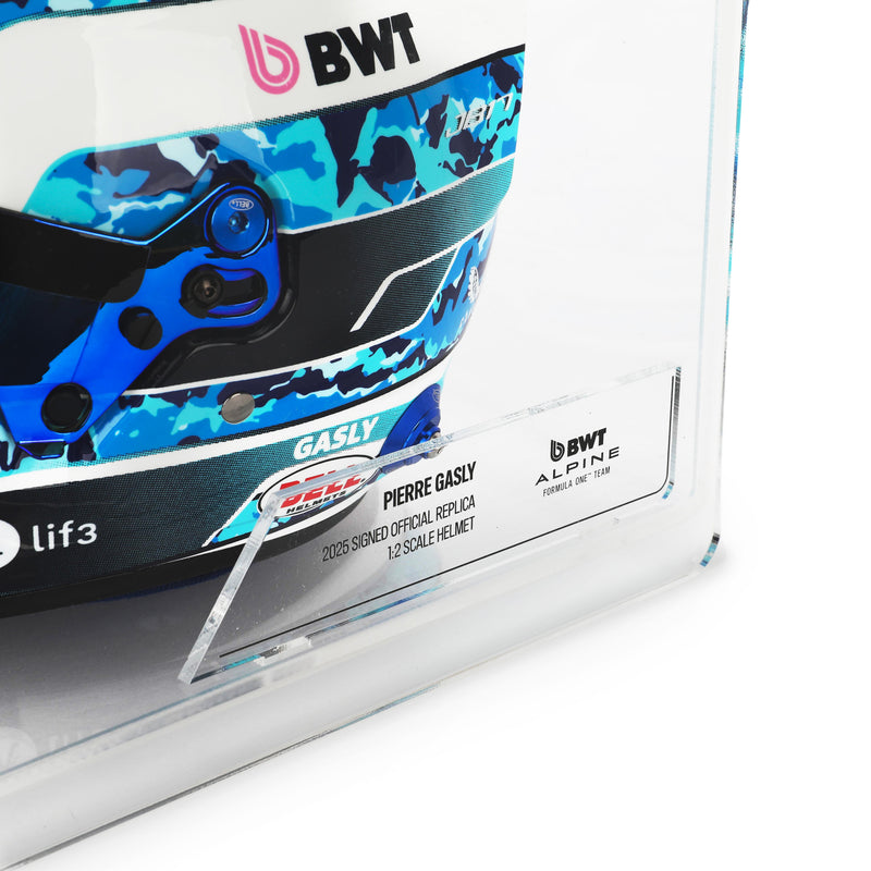 Pierre Gasly 2025 Signed 1:2 Scale Helmet