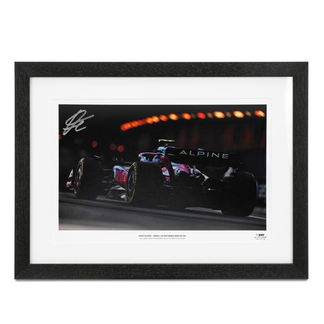 Franco Colapinto 2025 Signed Photo - Monaco GP