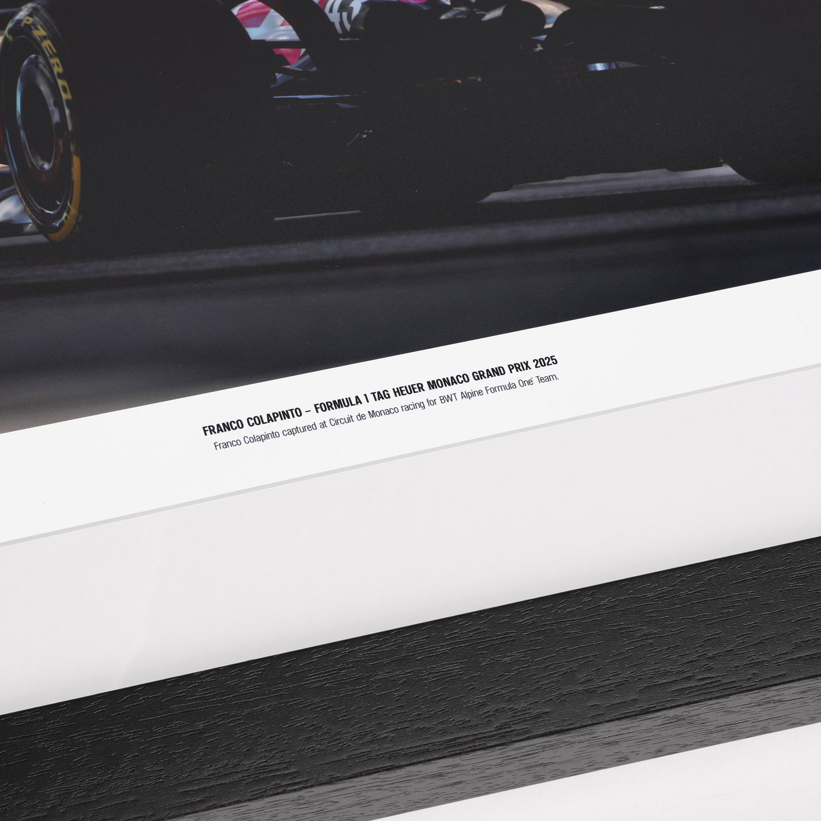 Franco Colapinto 2025 Signed Photo - Monaco GP