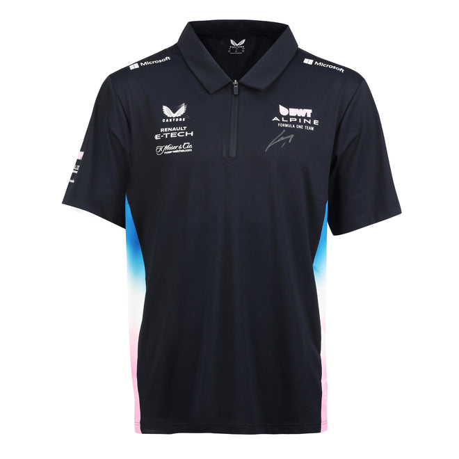 Pierre Gasly 2025 Signed BWT Alpine Formula One® Team Polo Shirt