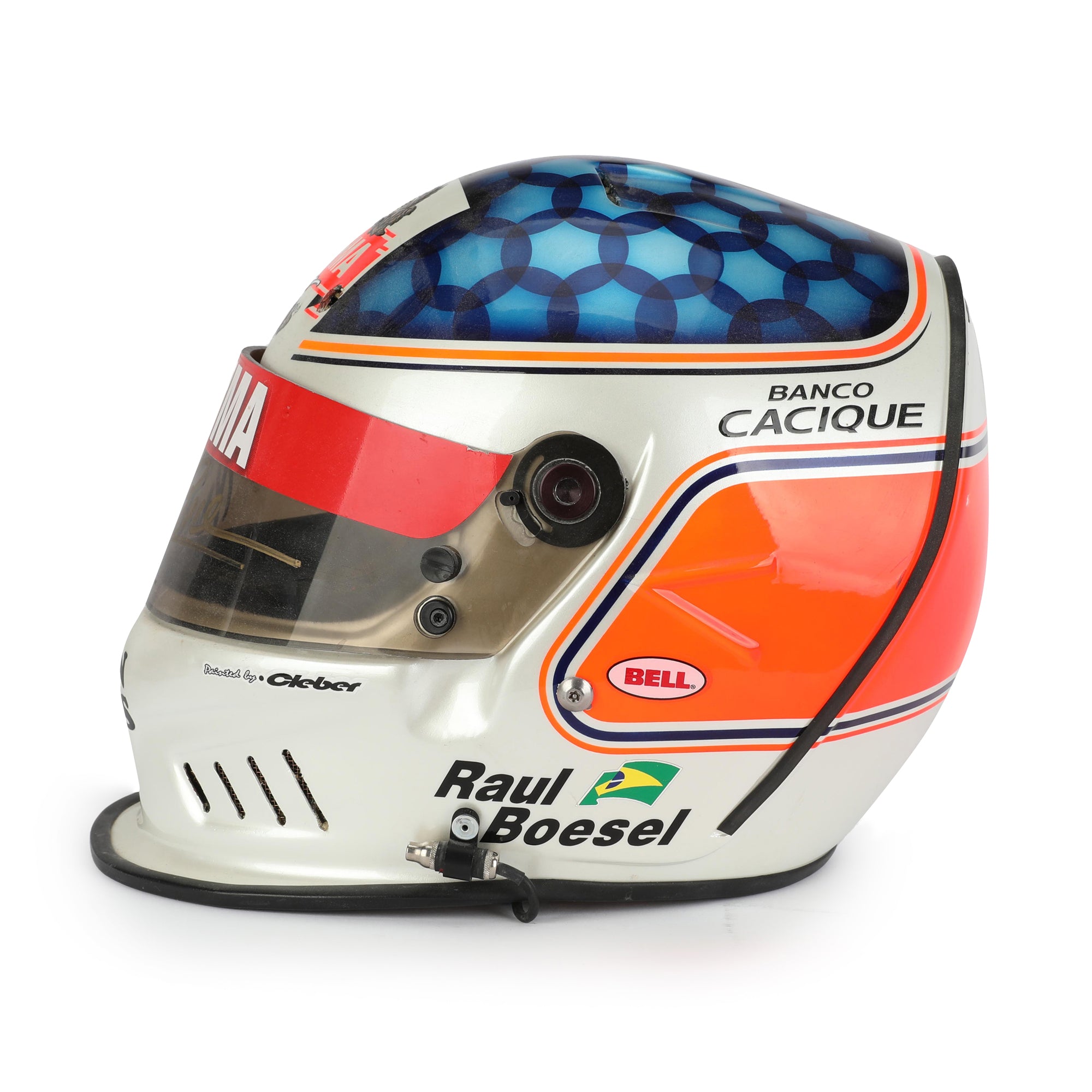 Raul Boesel Original Signed Indy Helmet