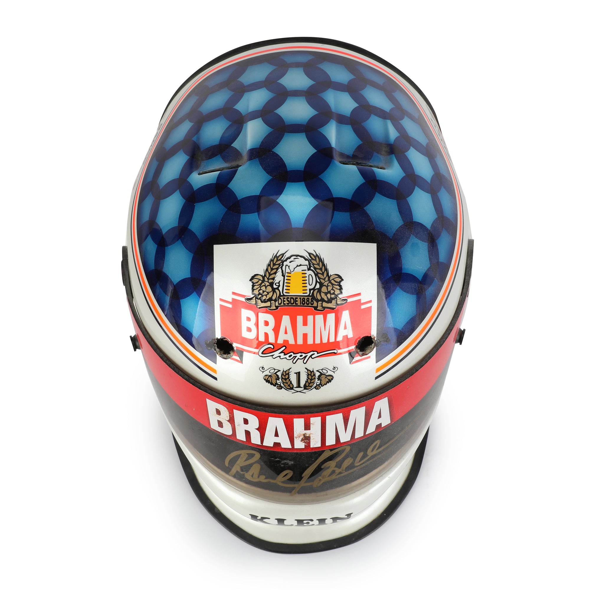 Raul Boesel Original Signed Indy Helmet