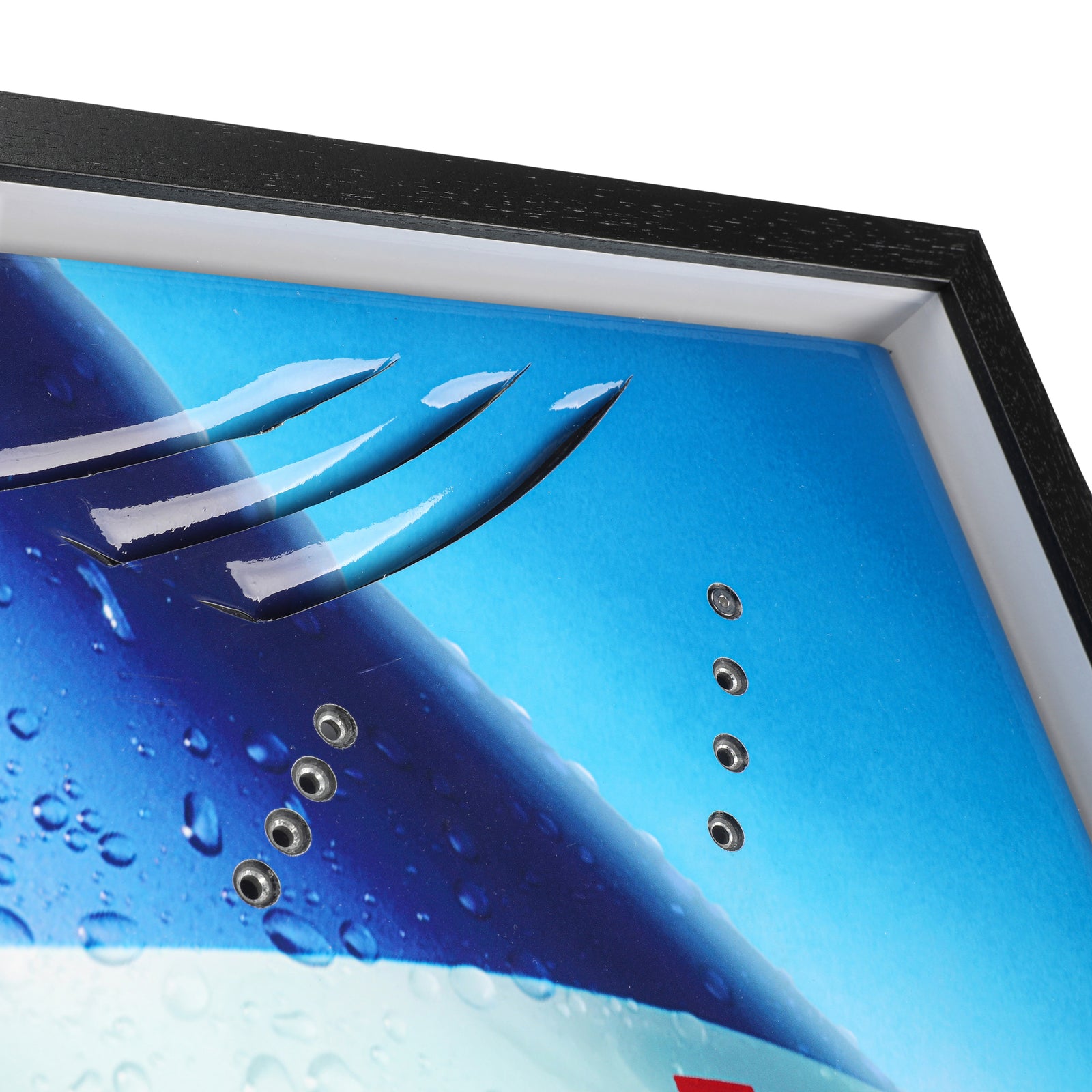 Red Bull Racing 2010 Grand Prix Used RB6 Righthand Rear Wing Endplate - Red Bull Cola Branding