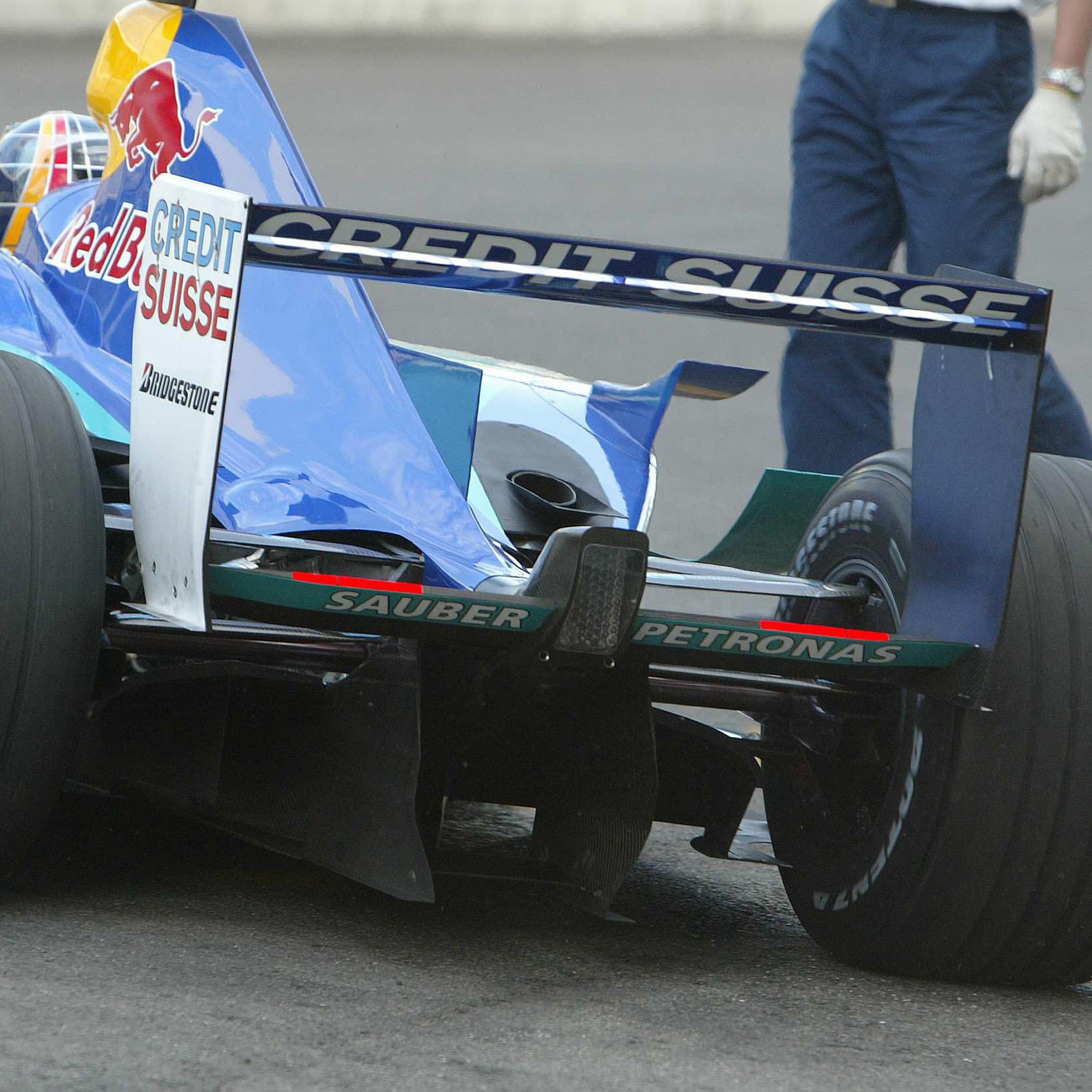 Sauber 2003 C22 Rear Beam Wing Crash Structure