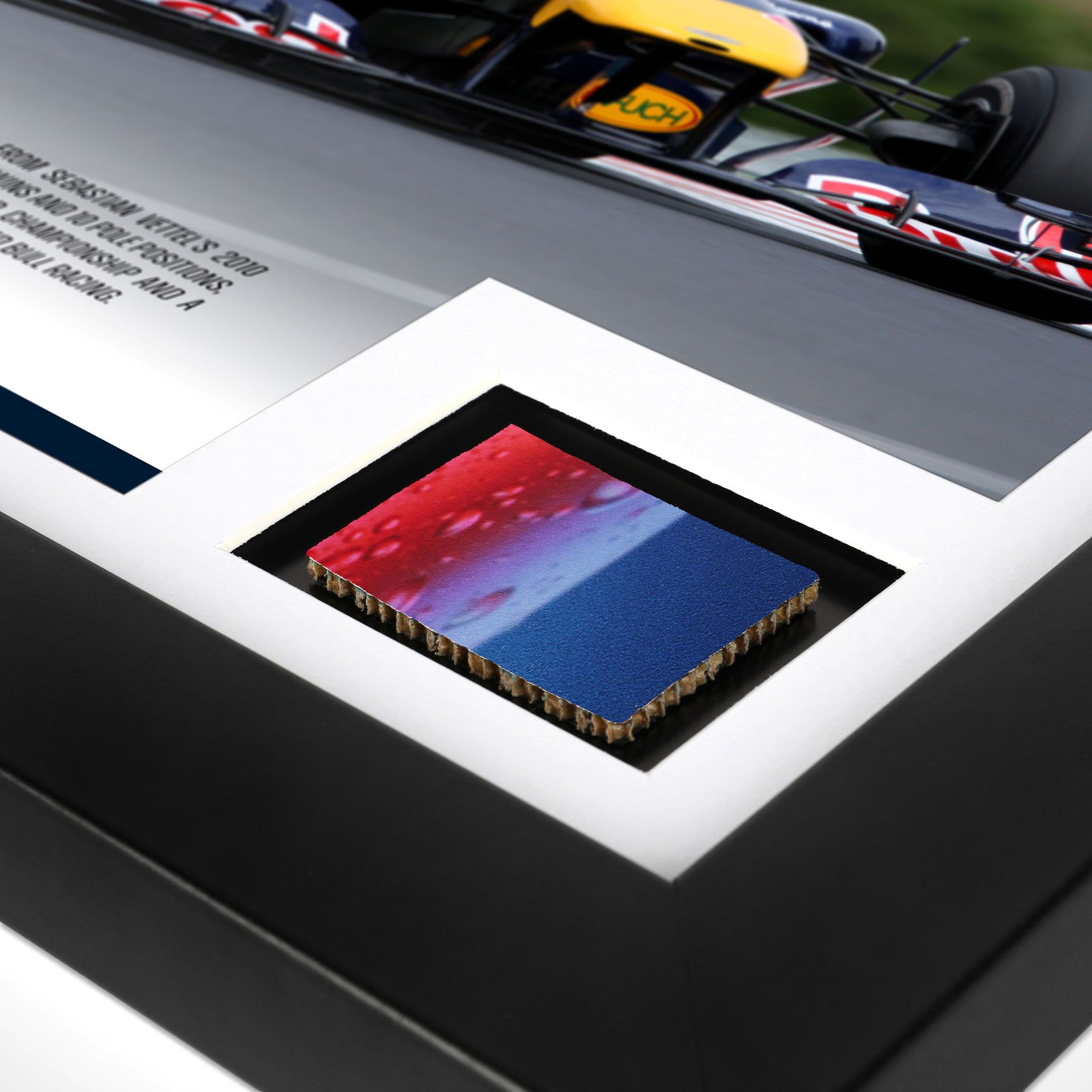 Limited Edition Sebastian Vettel 2010 Red Bull Racing 'Simply Cola' Bodywork & Photo