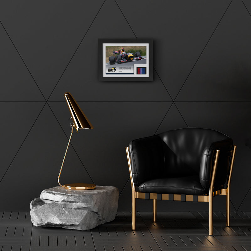 Limited Edition Sebastian Vettel 2010 Red Bull Racing 'Simply Cola' Bodywork & Photo