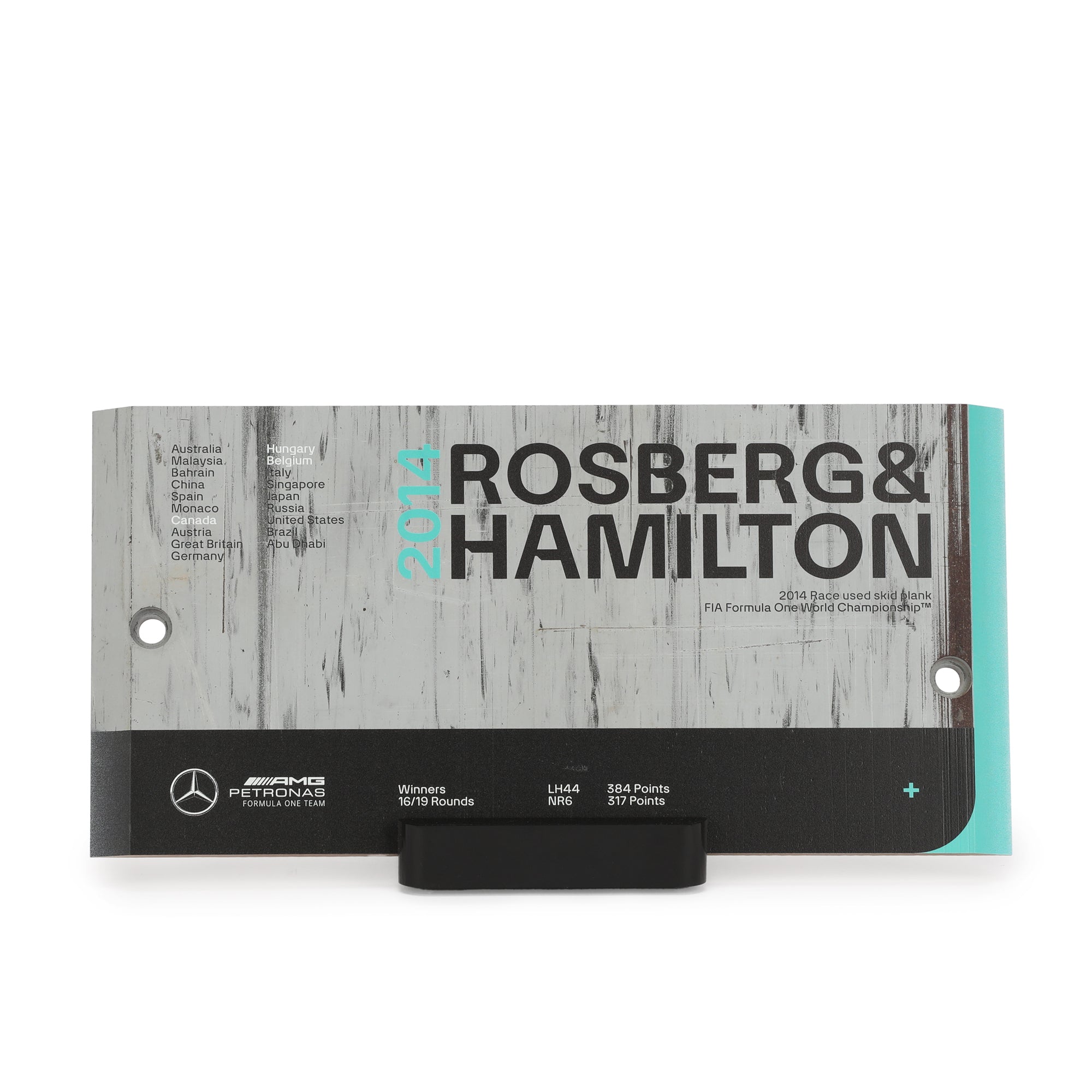 Mercedes-AMG F1 Team 2014 Desktop Skid Plank