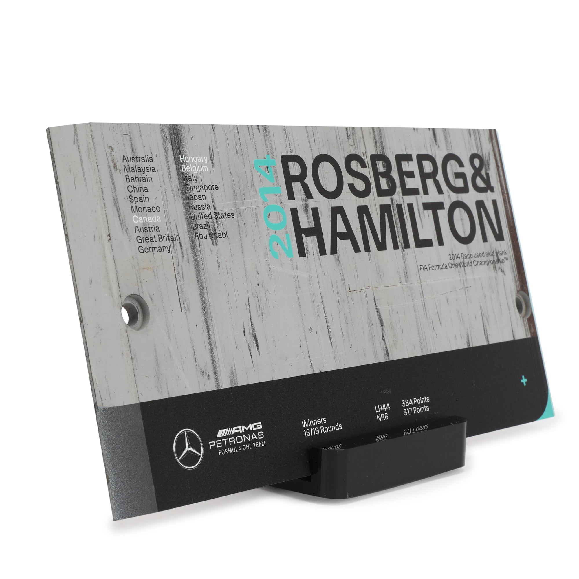 Mercedes-AMG F1 Team 2014 Desktop Skid Plank
