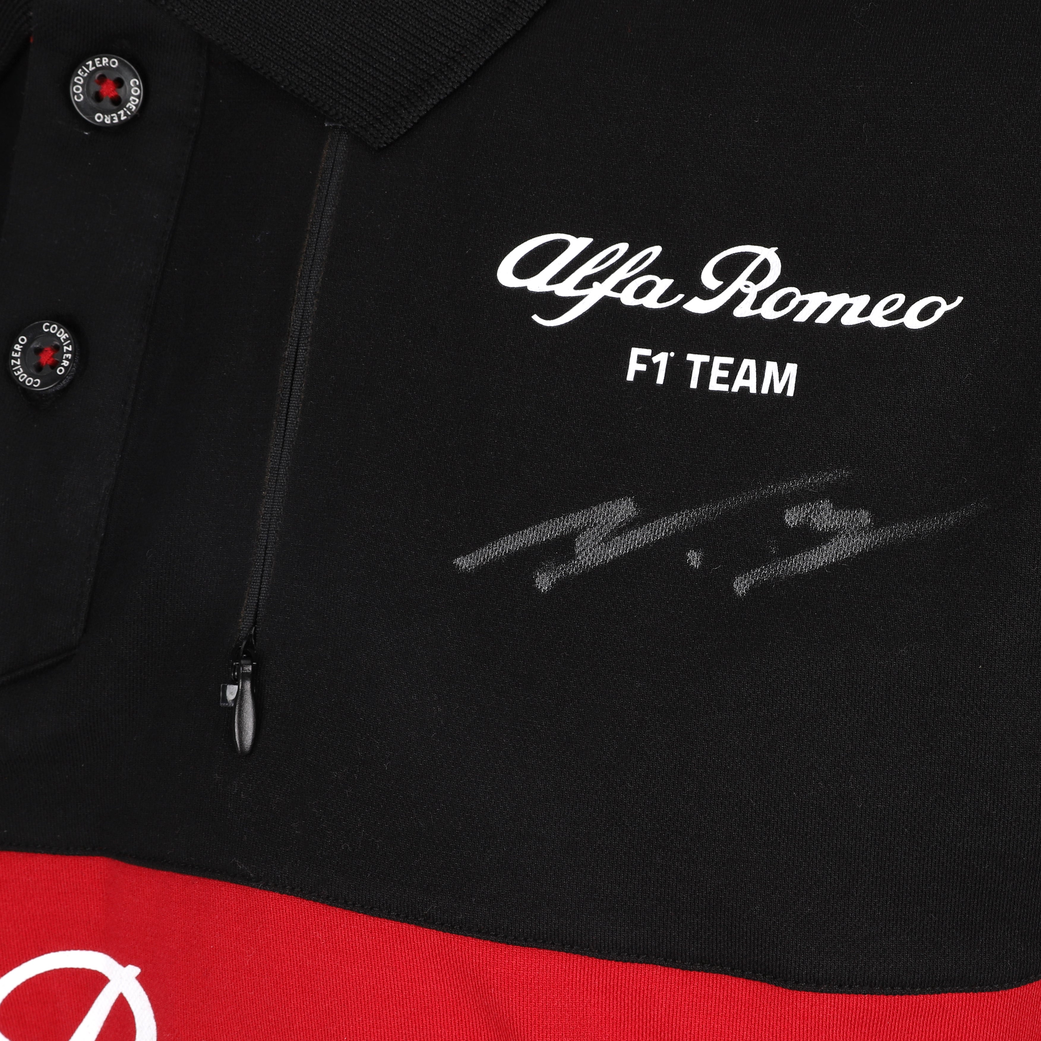 Valtteri Bottas 2023 Signed Alfa Romeo F1 Team Stake Polo Shirt