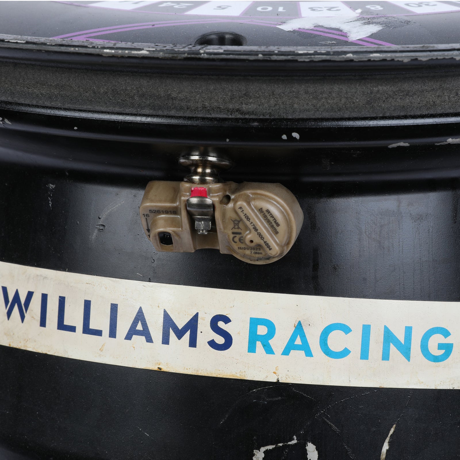 Alex Albon 2023 Williams Racing Rear Wheel Rim - Las Vegas special