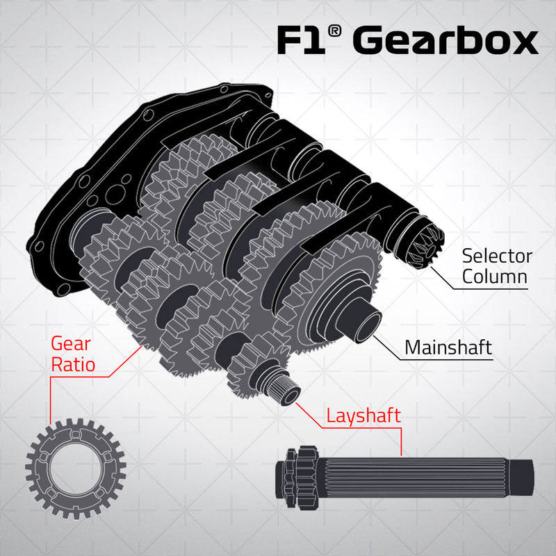 Alpine F1 Team Gear & Black Layshaft Lamp