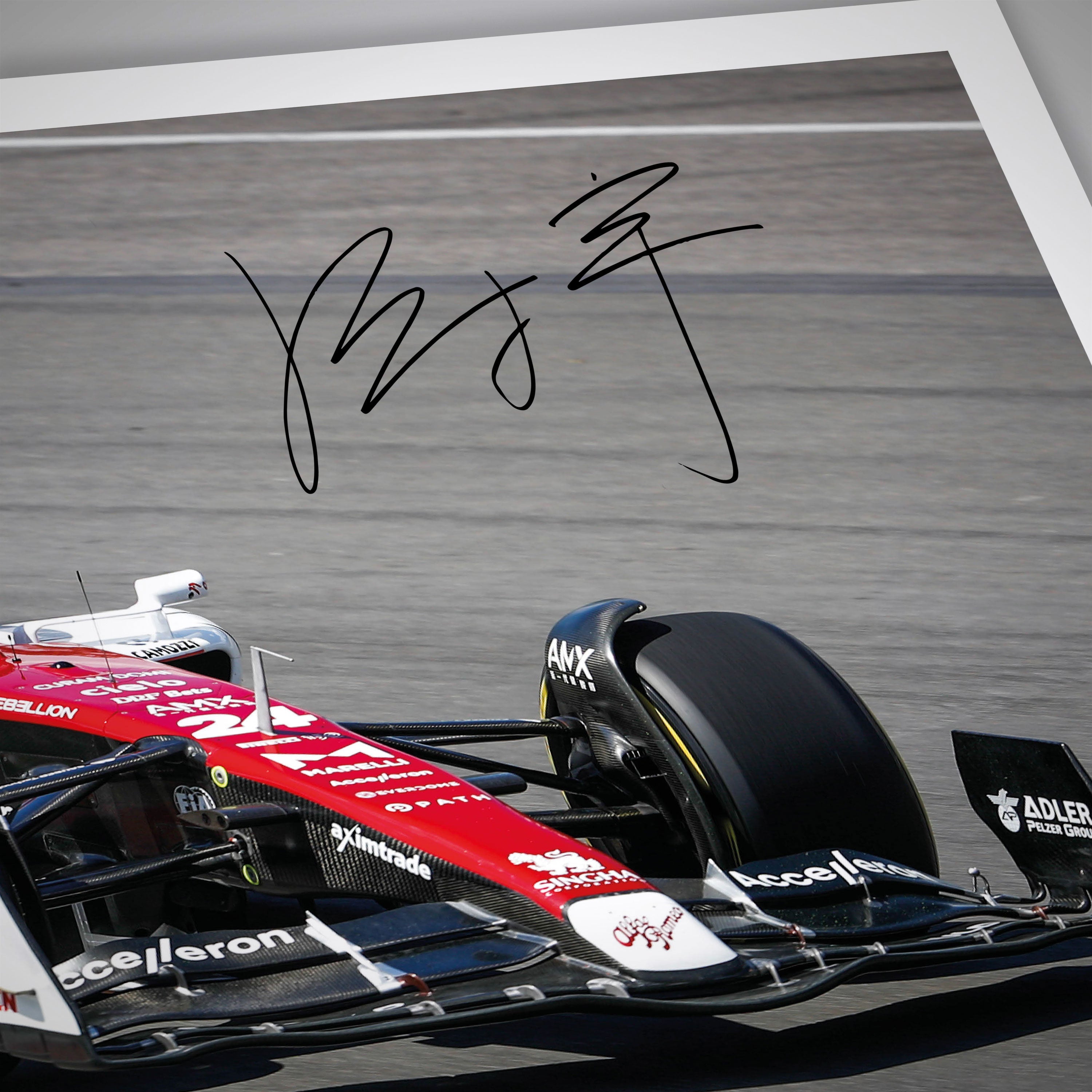 Zhou Guanyu 2022 Signed Photo - Canada GP